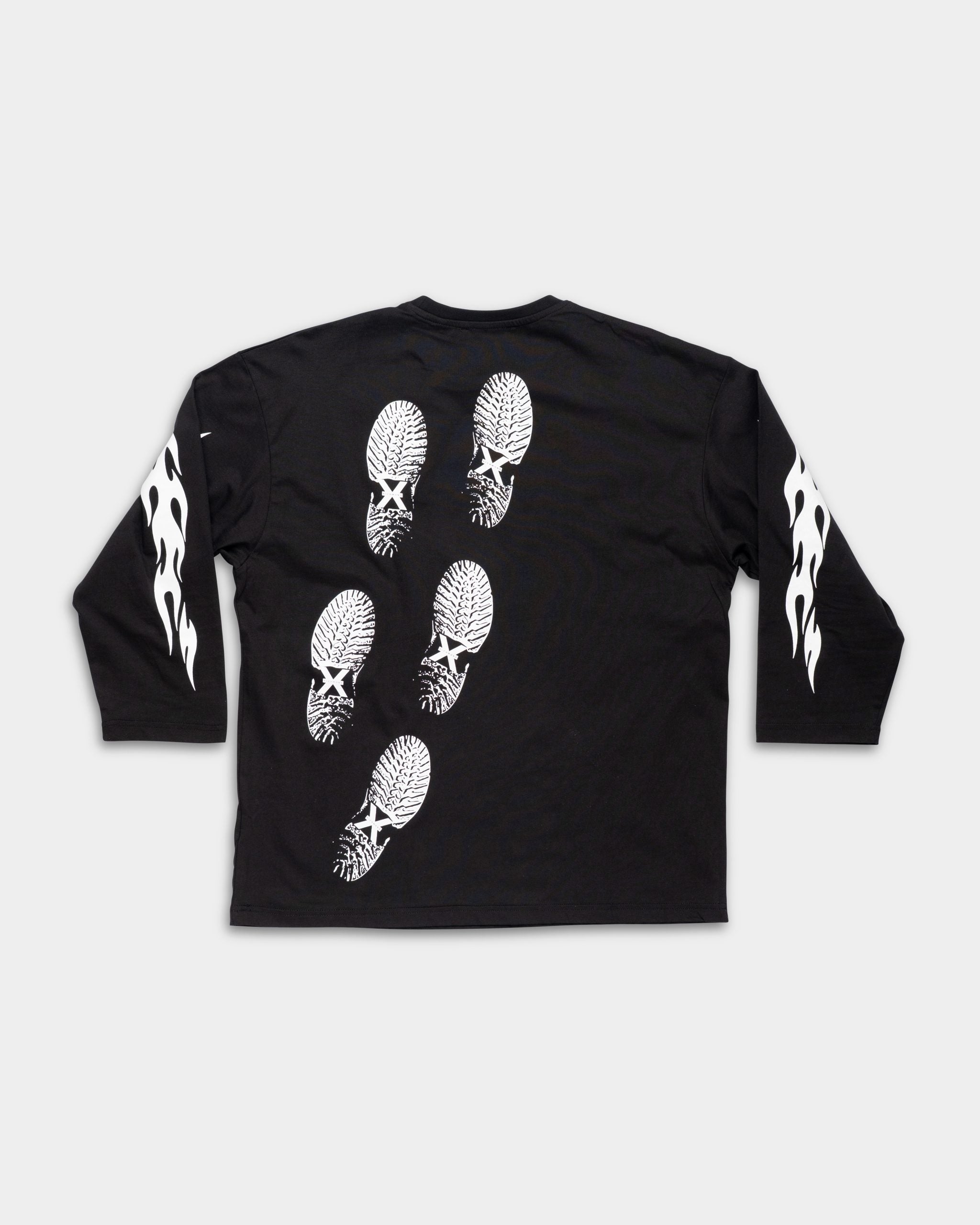John Richmond Men's T Shirt Over Laupane | UMA25426TSFRT-Black