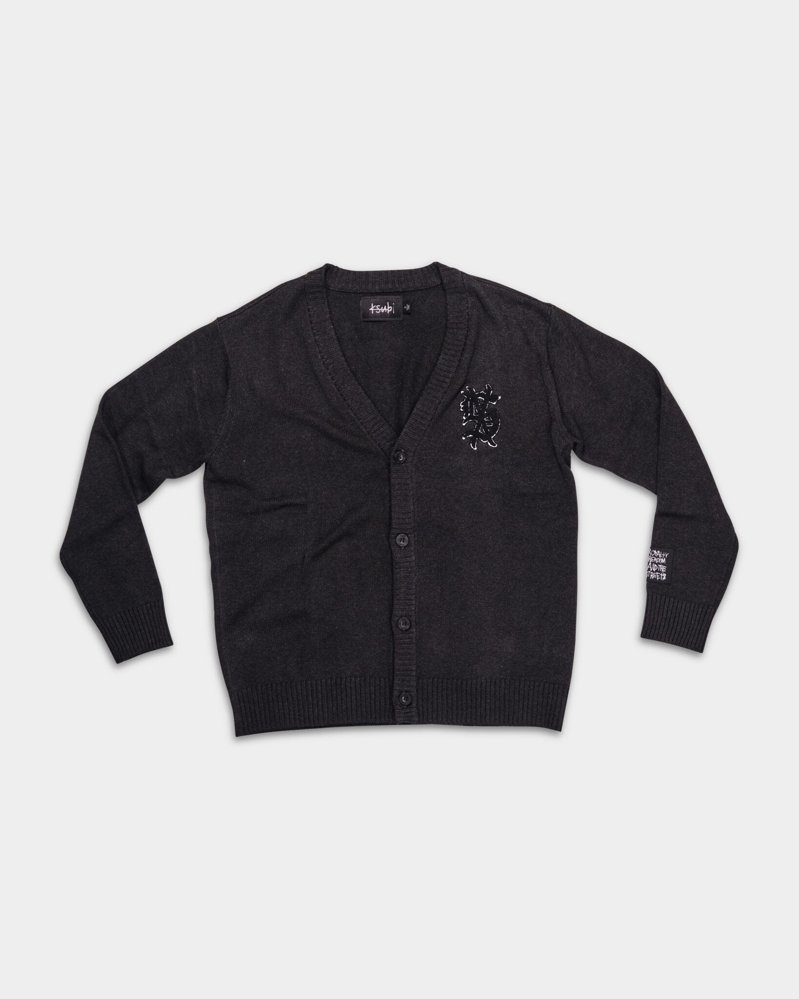 Ksubi Men's Knitted Dug Out Cardigan Black MPS25KW004 BLK