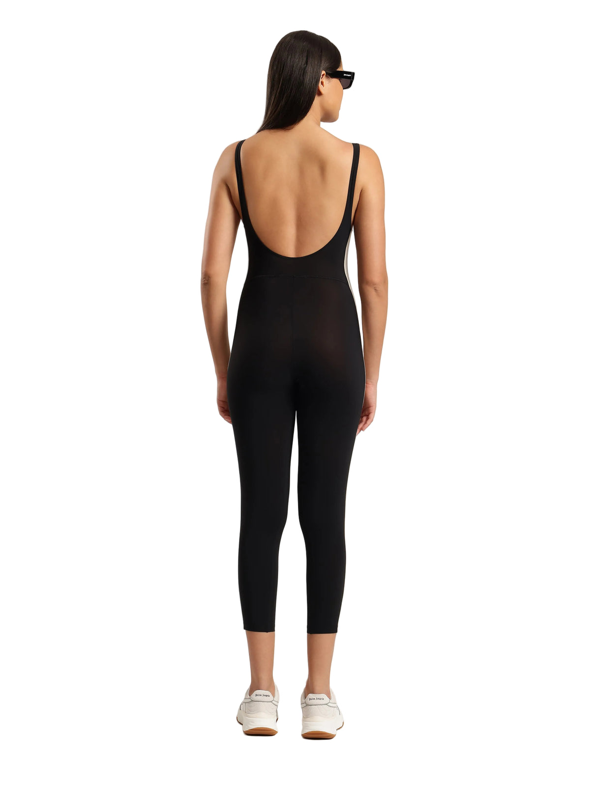 Palm Angels Womens Logo Active Track Jumpsuit | PWVP002S26FAB001-1003