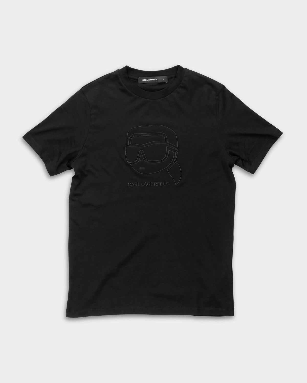 Karl Lagerfeld Men's T Shirt Crewneck Black | 7550525612-990