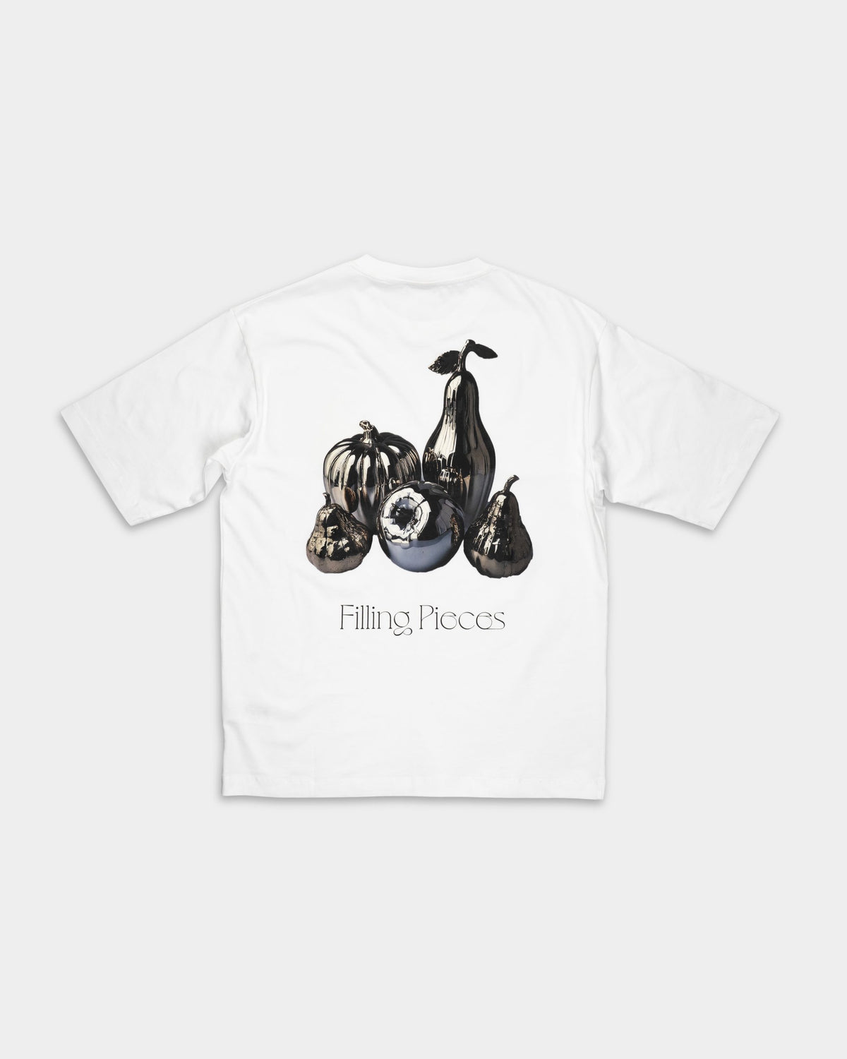 Filling Pieces Men's Chrome Fruit Boxy T Shirt White | 412620501291-110