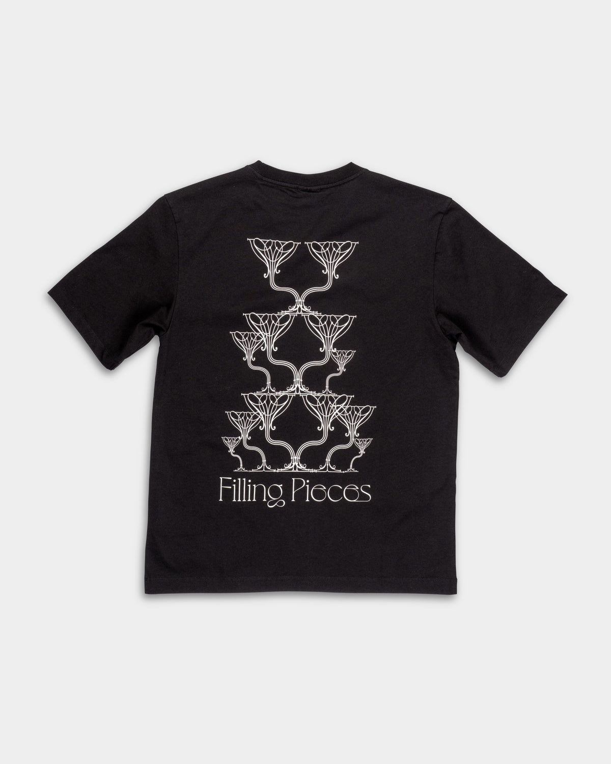 Filling Pieces Men's Champagne T Shirt Black | 412620500288-130