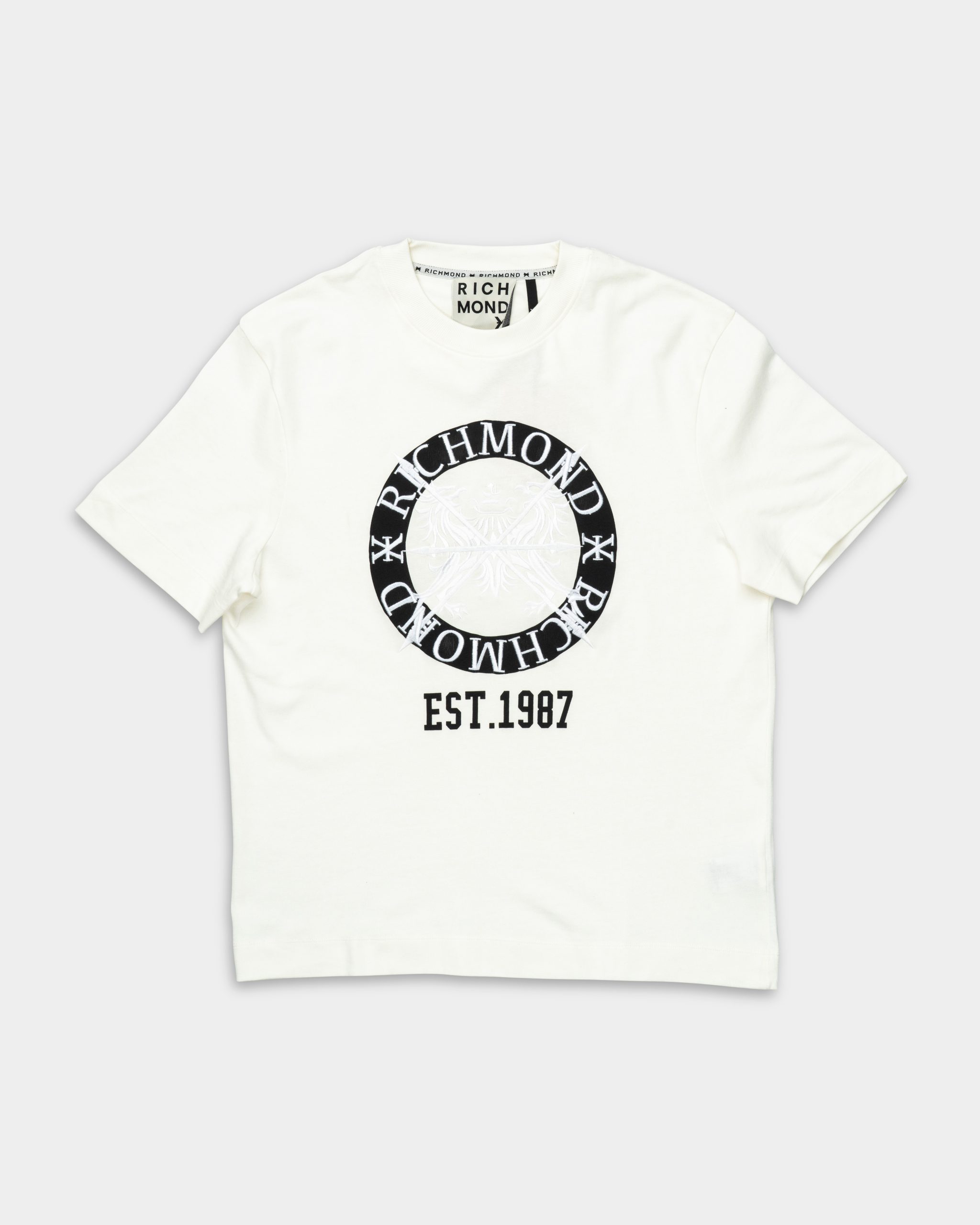 John Richmond Men's Bagam T Shirt | UMP26030TSCKL-Off White