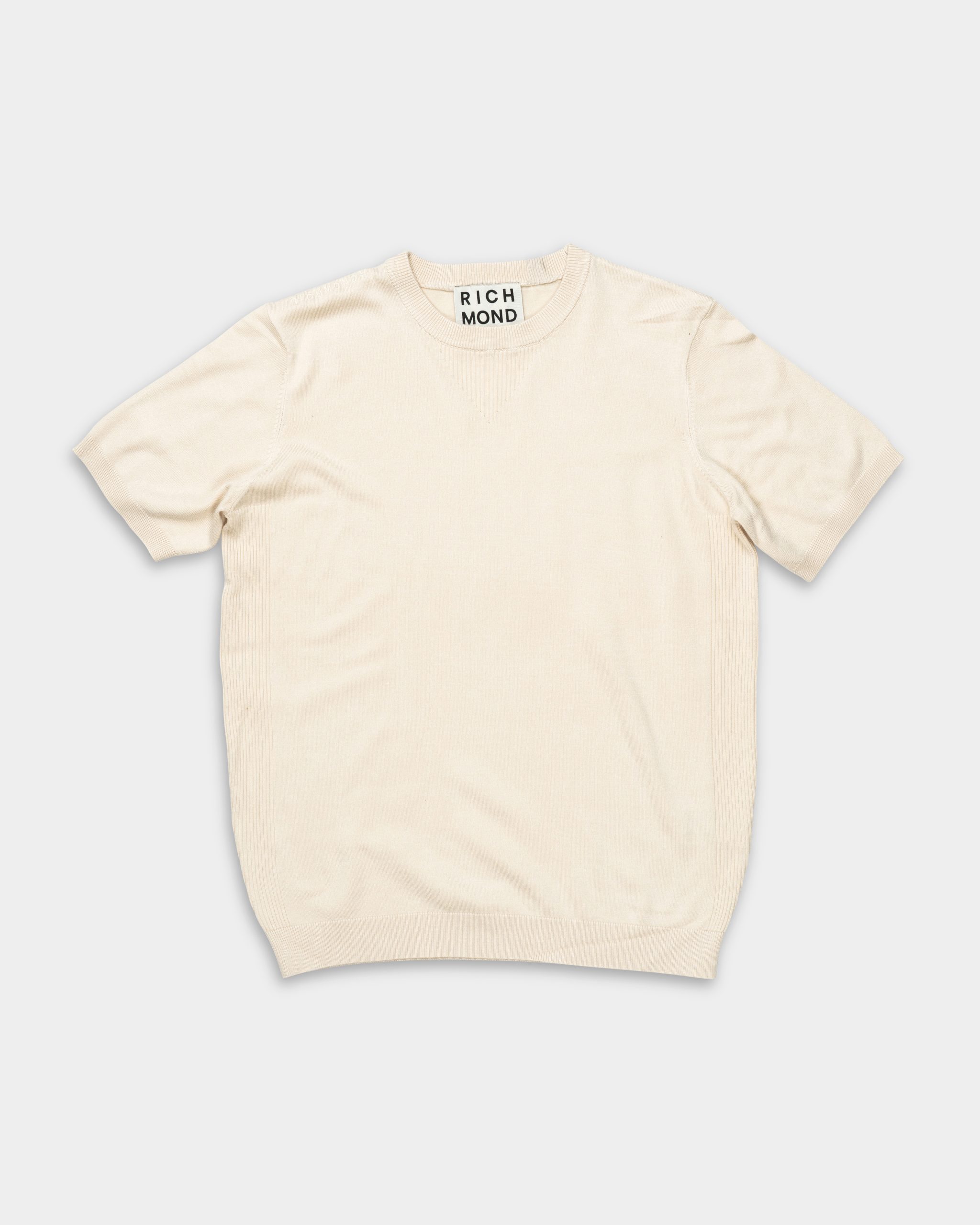 John Richmond Men's Maldi Sweater (Crew Neck) | UMP26023MAIR-Beige