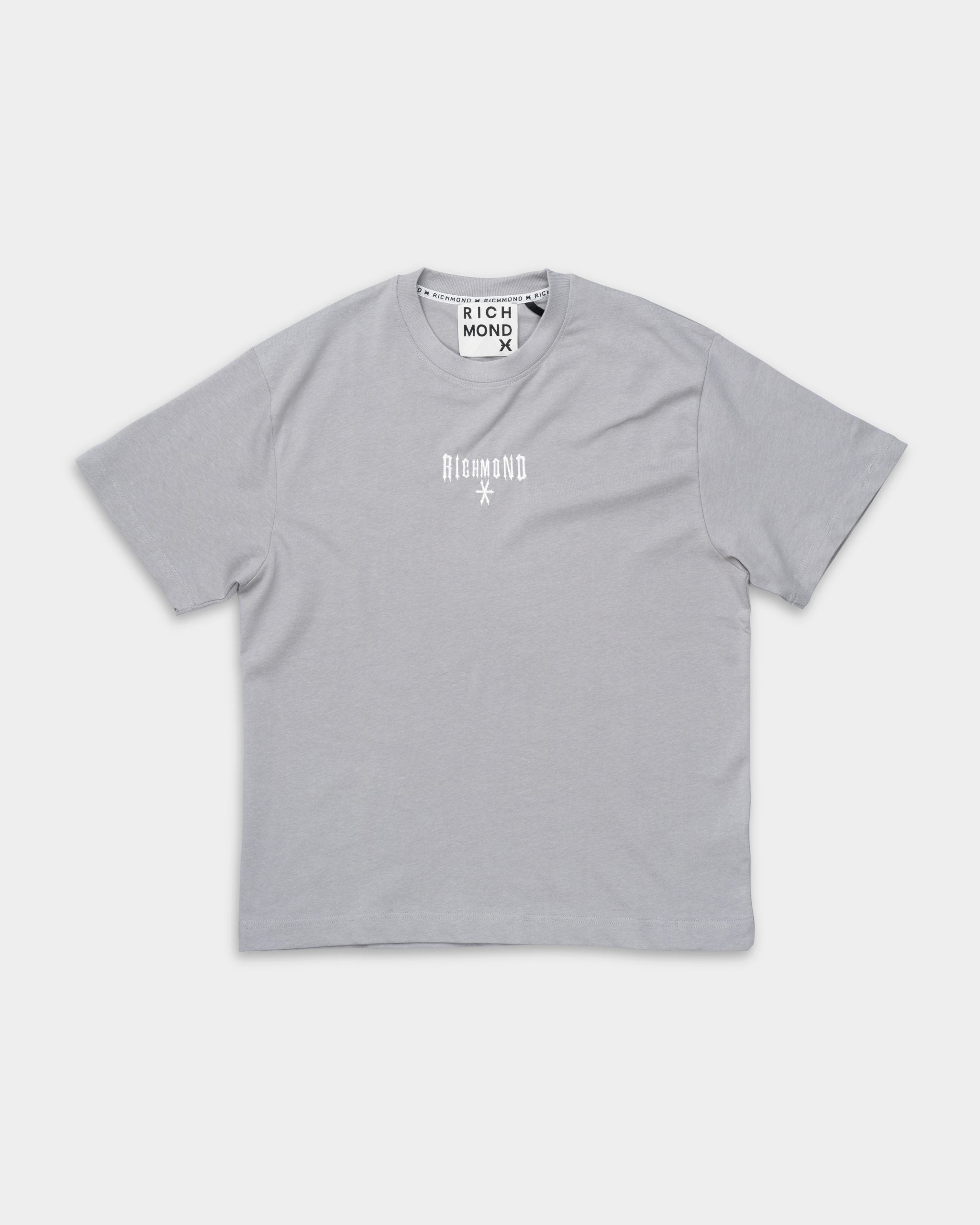 John Richmond Men's Tapoa Over T Shirt | UMP26070TSJSC-Grey Circular