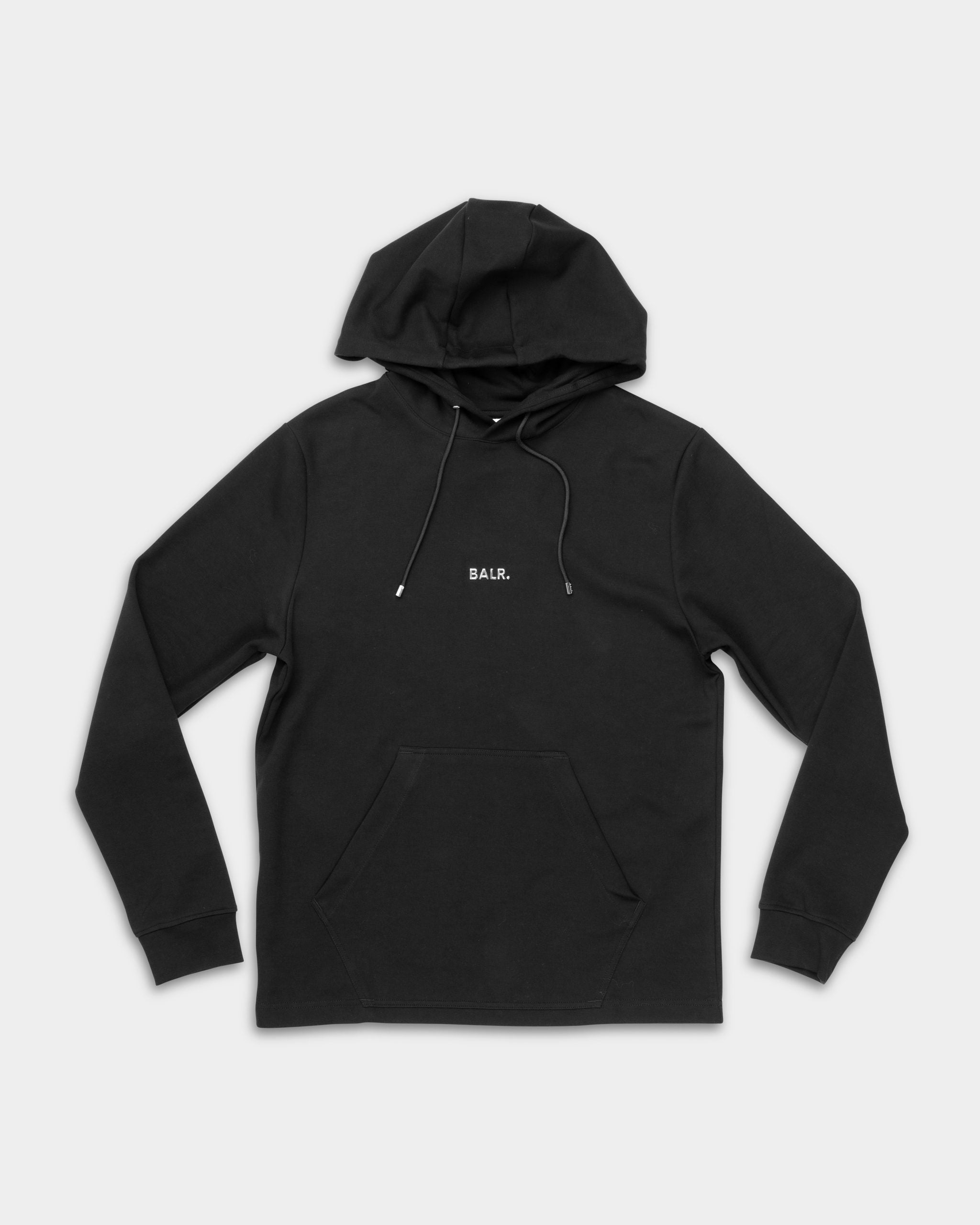 (Core) BALR Men's Q Series Regular Fit Hoodie | B1261.1113-Jet Black