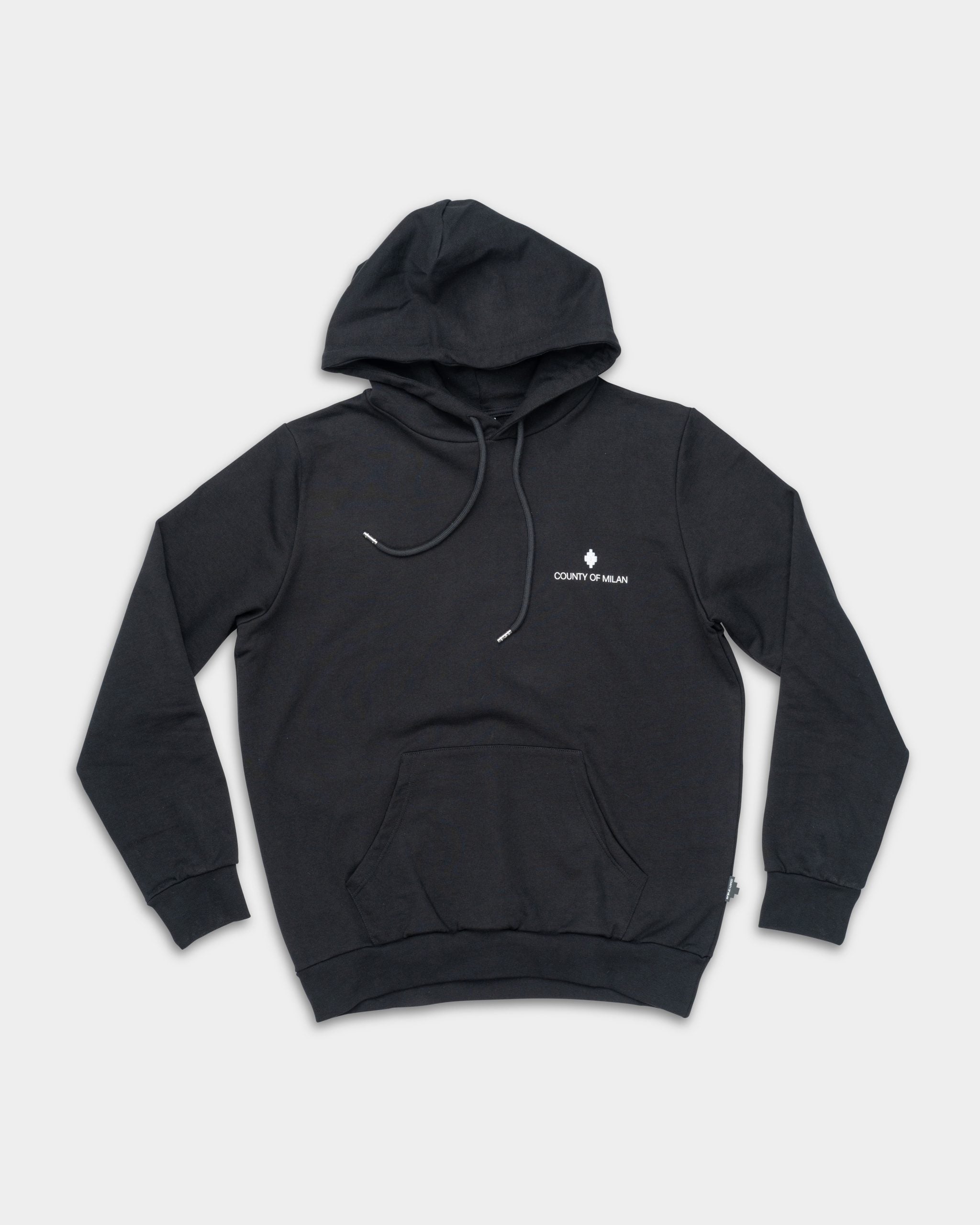 County Of Milan Men's Hoodie Black | S6CMMAHS093-110