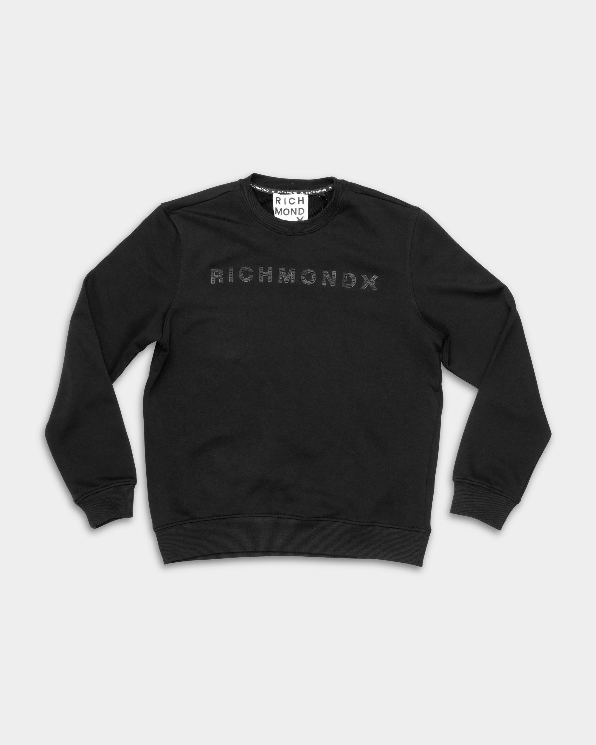 John Richmond Men's Sejam Sweatshirt (Crew Neck ) | UMP26004FERDI-Black