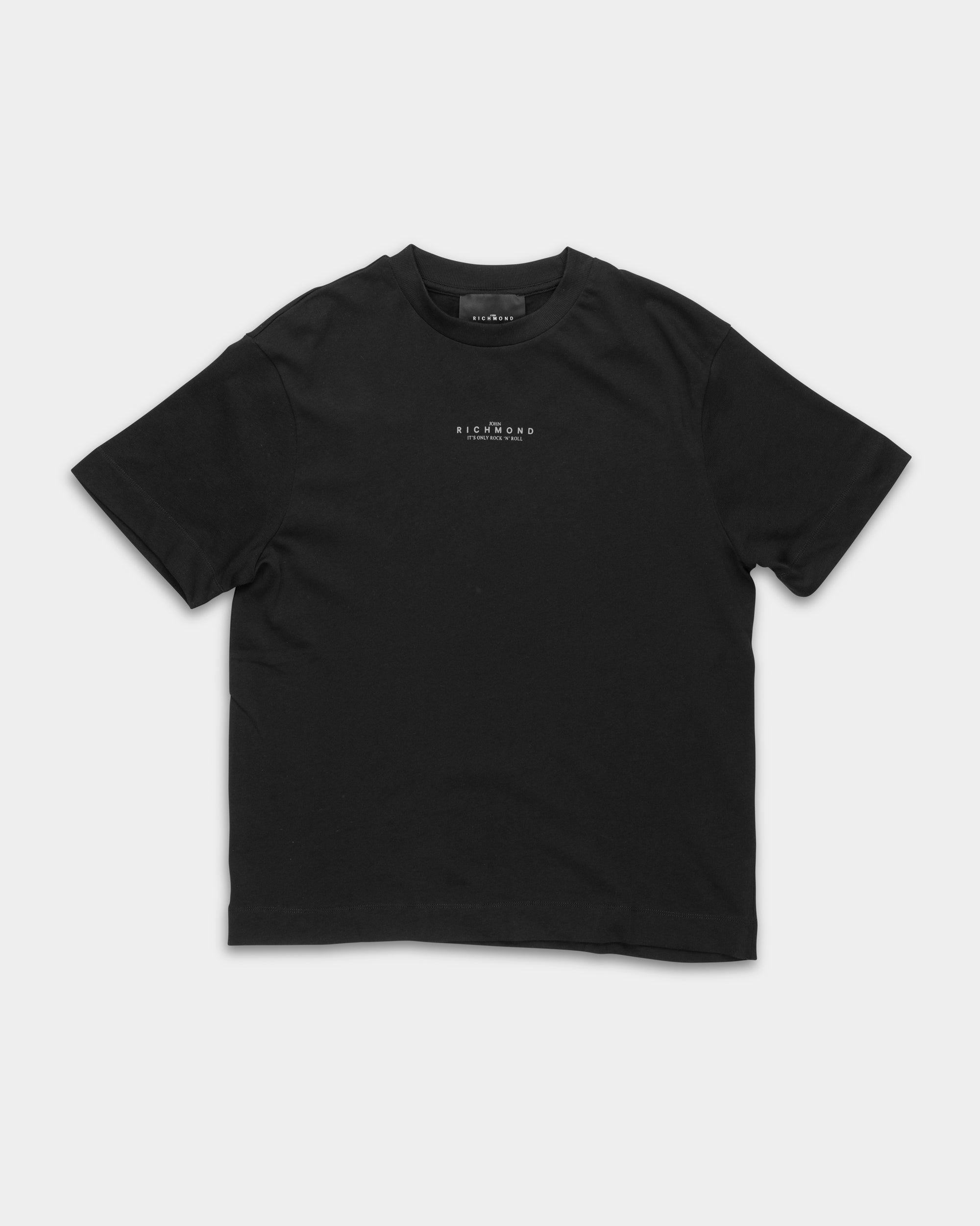 John Richmond Men's T Shirt Hermoso| HMP25069TST9-Black/Wht