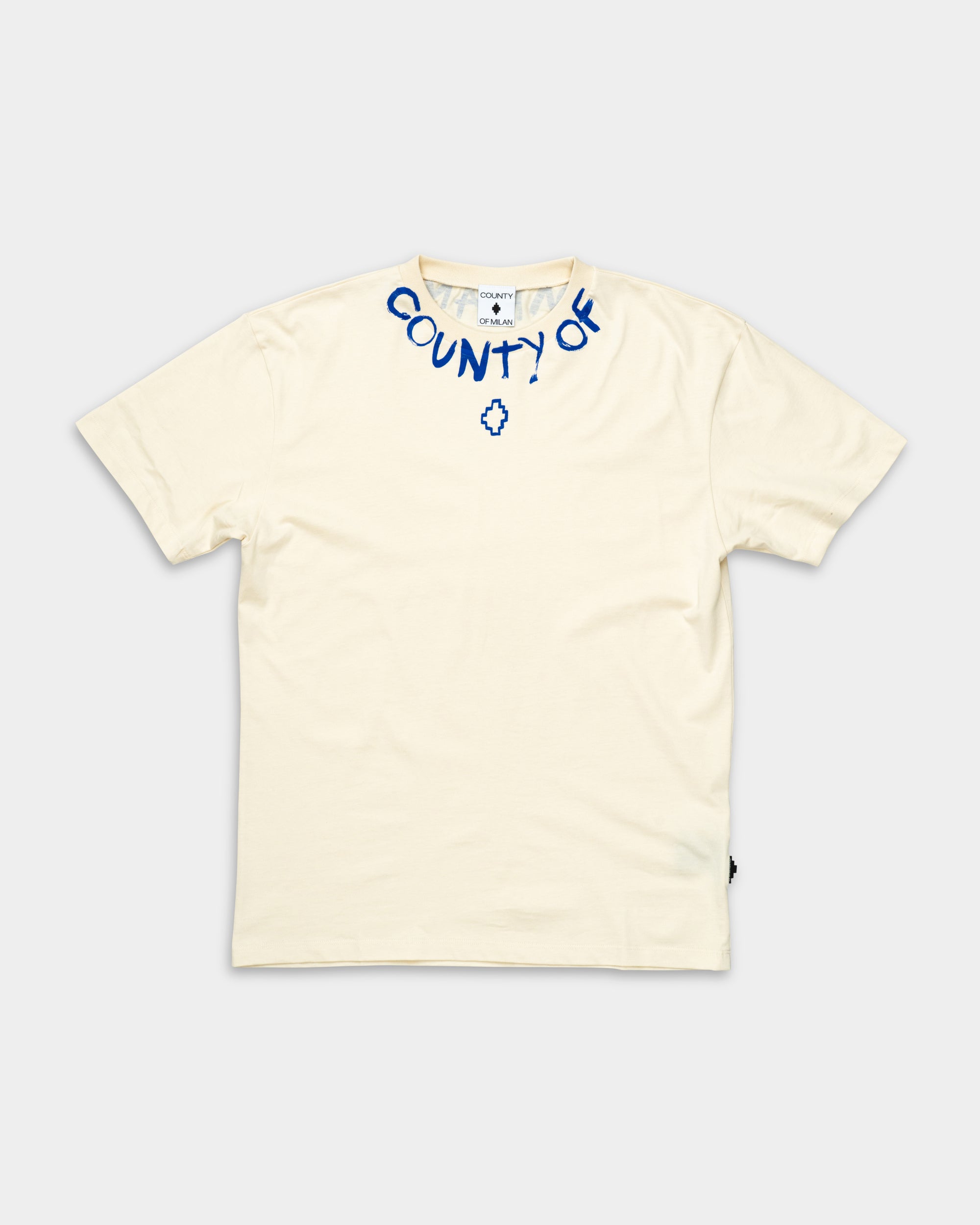 County Of Milan Men's T Shirt Coconut | S6CMMATH087-412