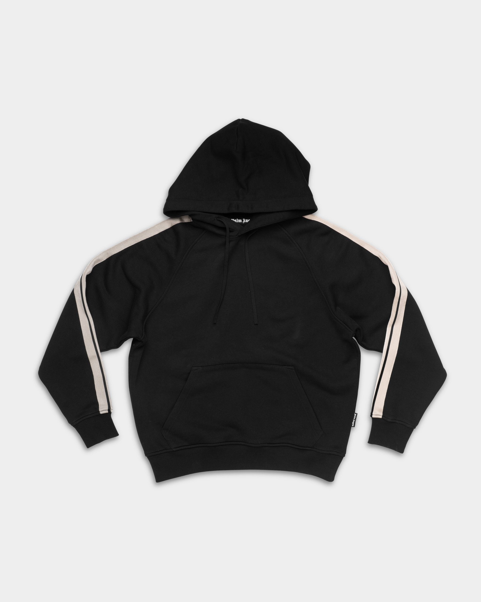 Palm Angels Men's Back Curved Logo Track Hoodie | PMBB17QS26FLE001-1003