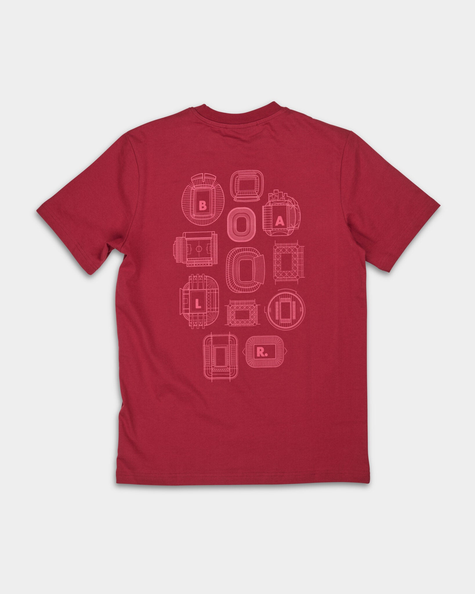 BALR Men's BALR. Stadium Regular Fit T Shirt | B1112.1264-Tibetian Red