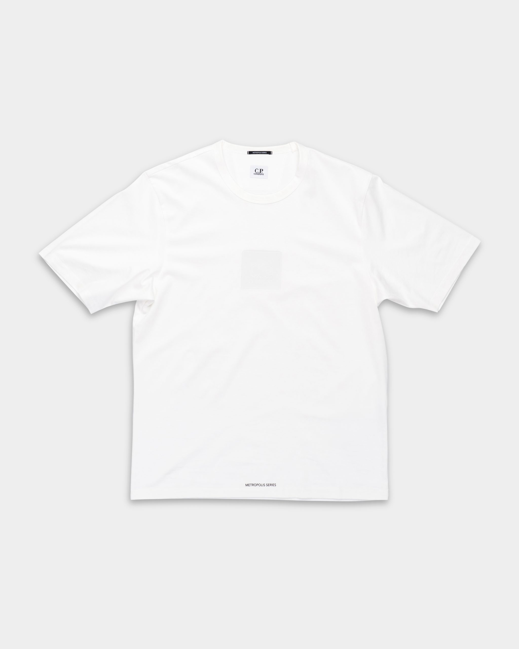 CP Company Men's SS T Shirt Gauze White | 20CLTS017A006370W-103