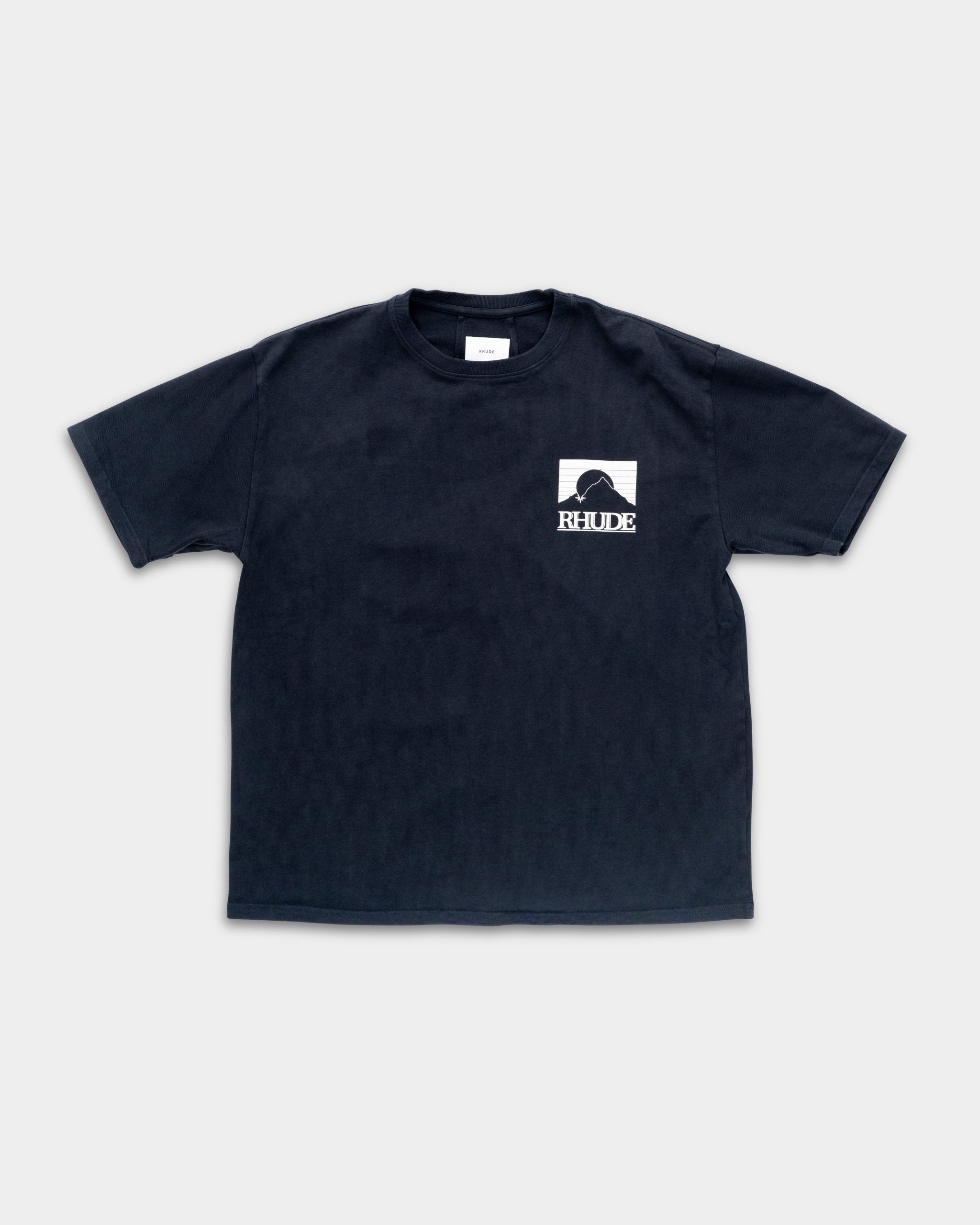 Rhude Men's Moonlight Pack Tee Vintage Black/White | RHPS26TT07012-3167