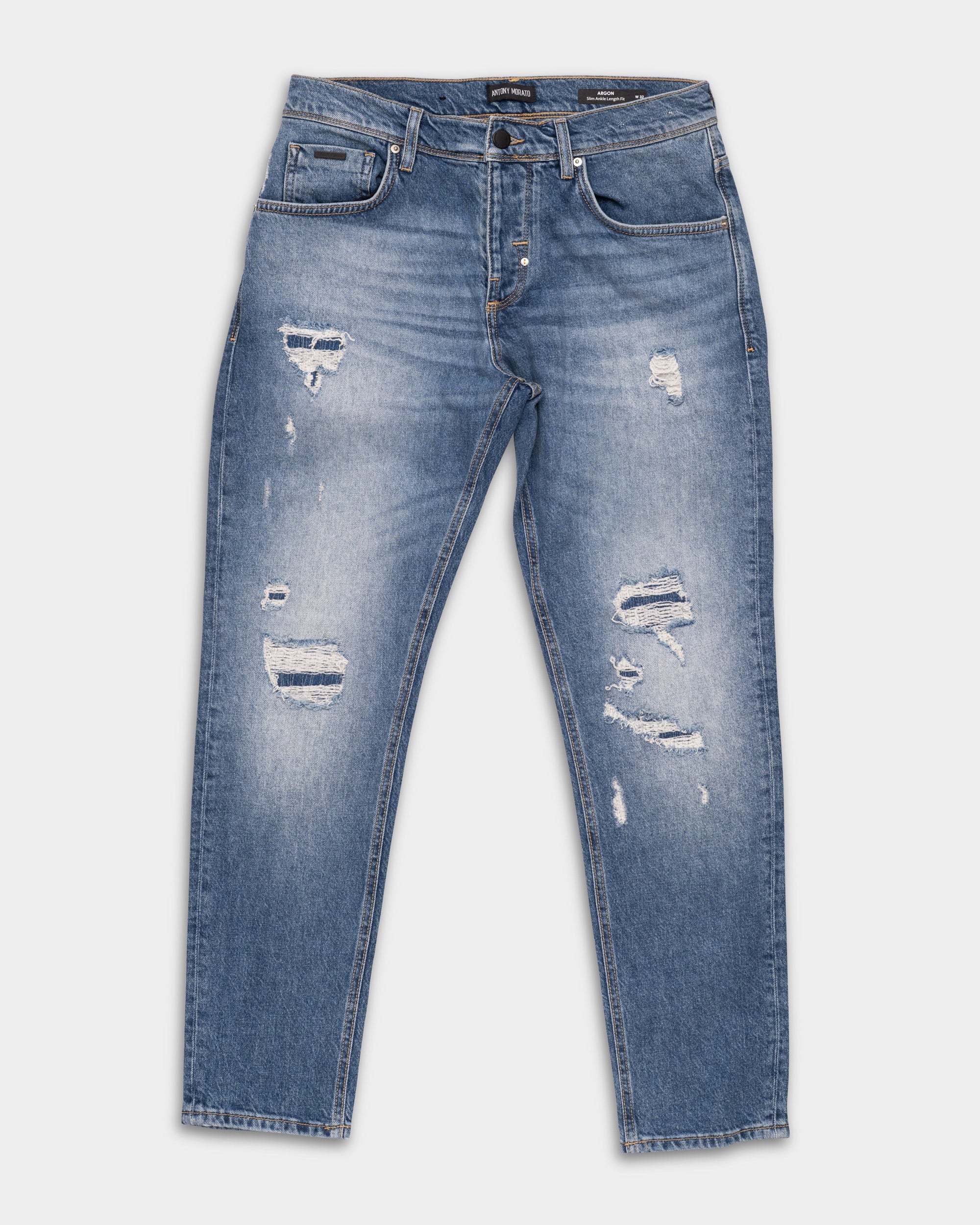 Antony Morato Jeans Argon Slim Ankle Length | Mmdt00264-Fa750624-7010-1-W02149