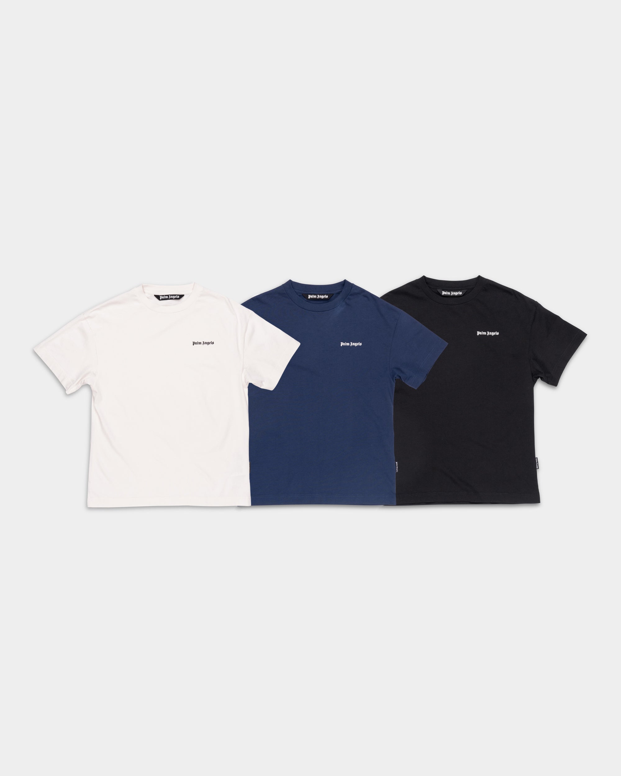 (Core) Palm Angels Men's BWN Classic Logo Tripack Tee | PM2B003S26JER001-8484