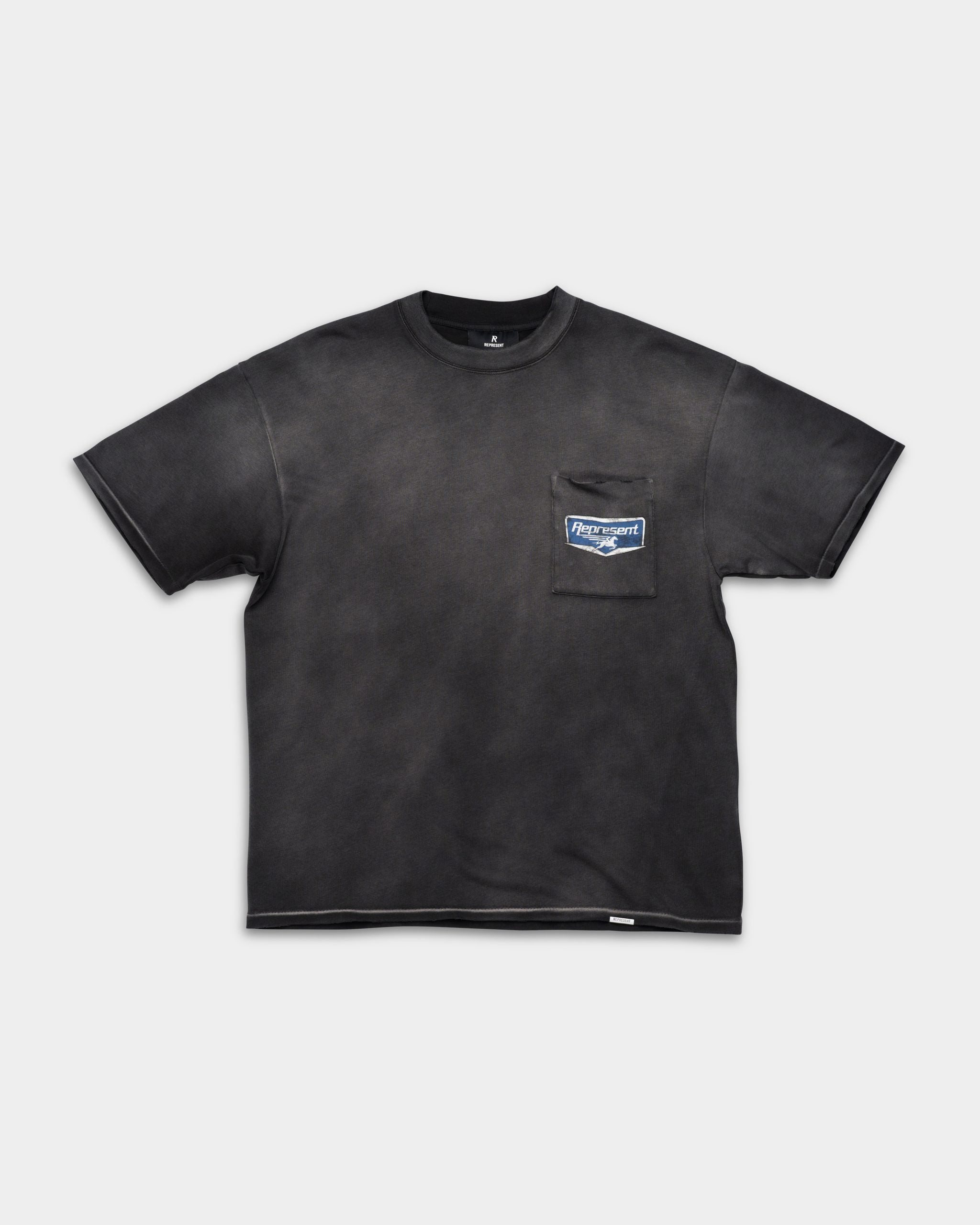 Represent Men's Nothing Faster T Shirt | MLM100596-04-Stained Black