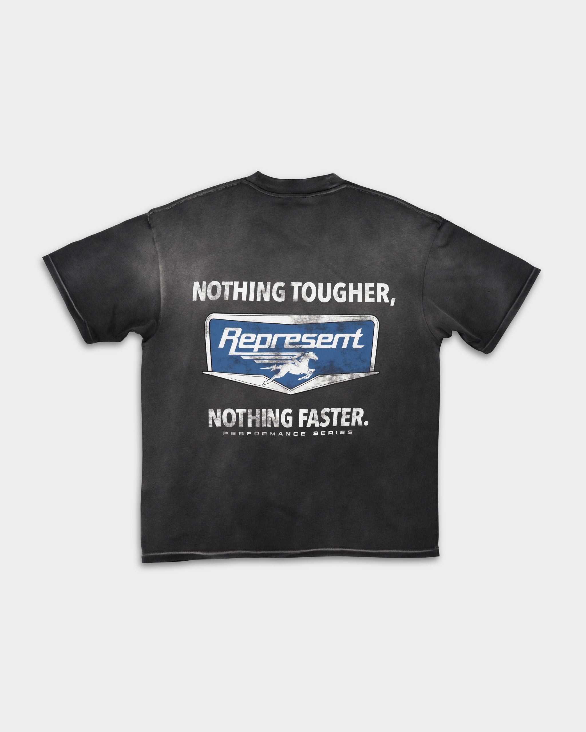 Represent Men's Nothing Faster T Shirt | MLM100596-04-Stained Black
