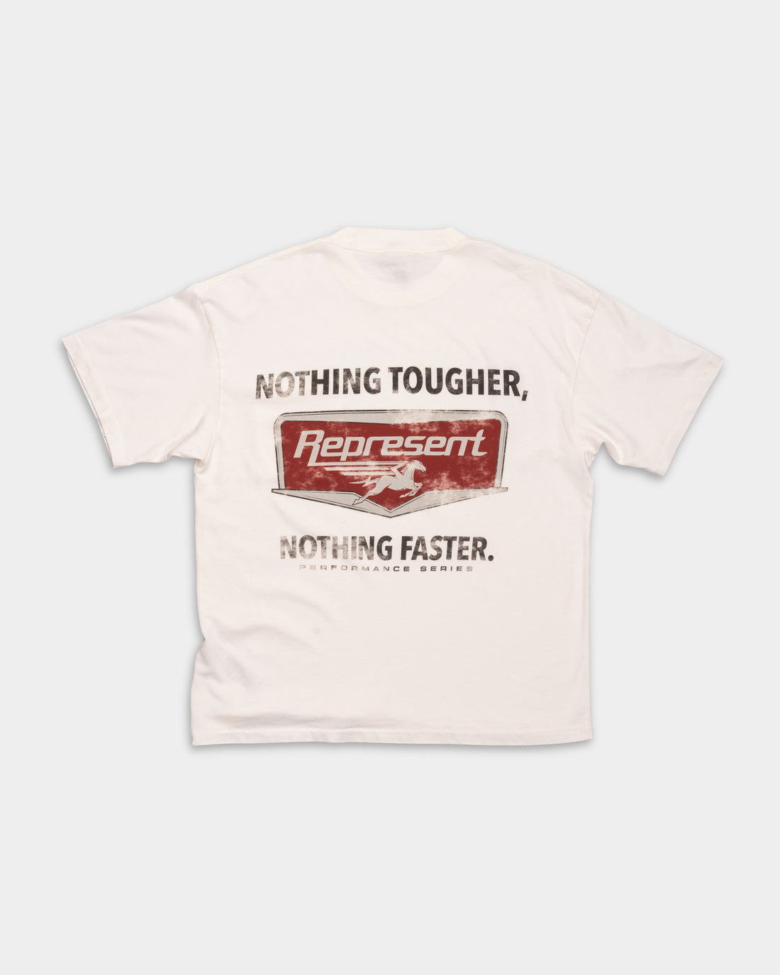 Represent Men's Nothing Faster T Shirt | MLM100596-72-Flat White