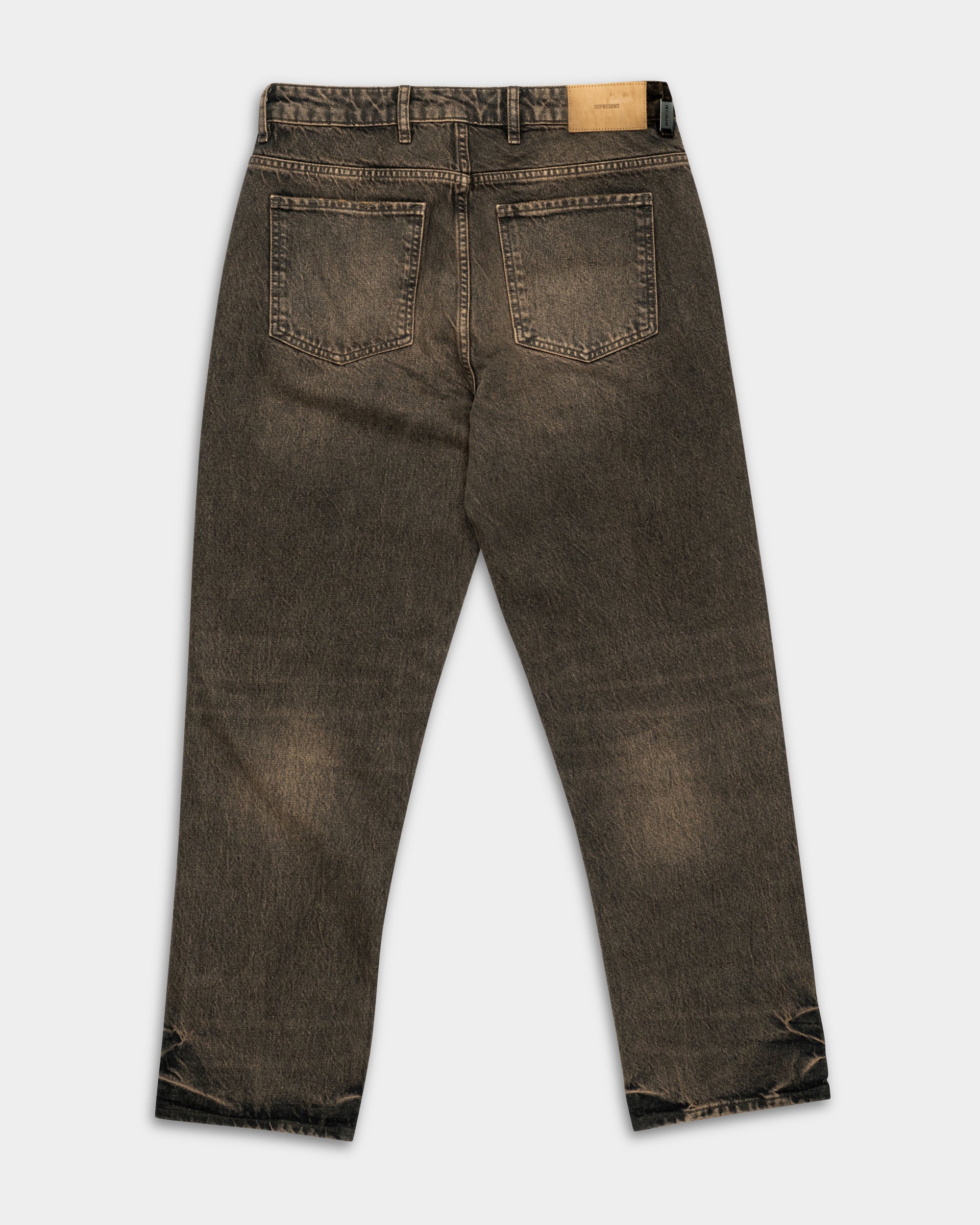 Represent Men's R2 Straight Leg Denim | MLM100499-16-Bark