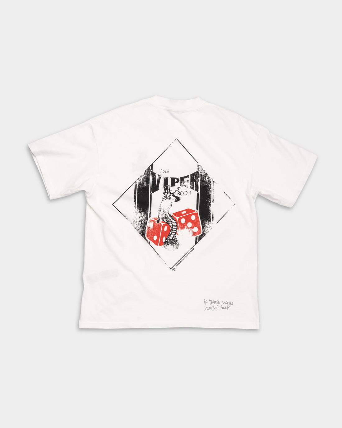 Represent Men's The Viper Room Dice T Shirt | MLM100598-72-Flat White