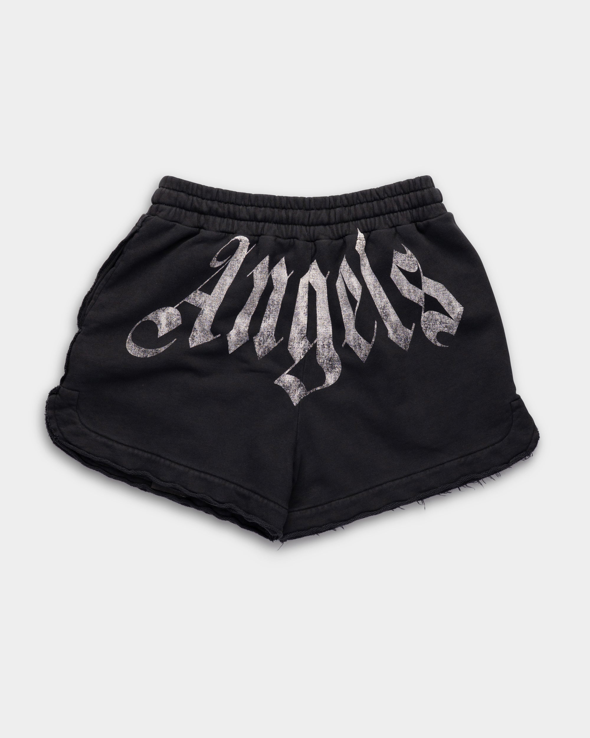 Palm Angels Ladies Big Waist Logo Sweatshorts | PWCI017S26FLE001-1003