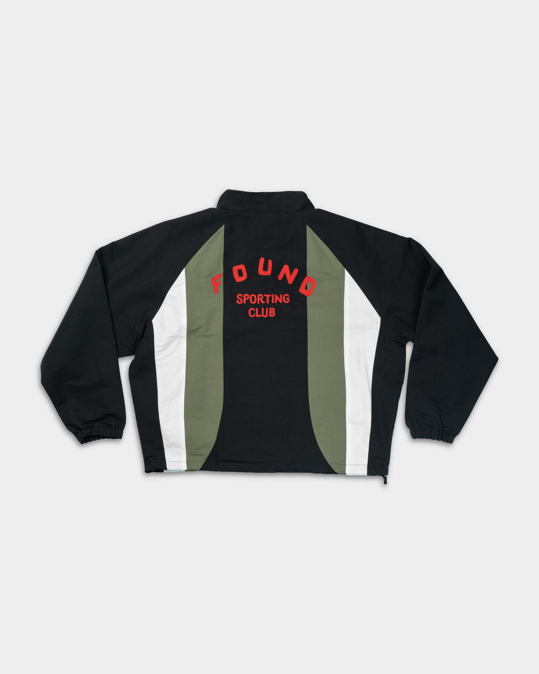 Found Men's Sporting Club Track Jacket Olive/Cream/Black | FOSS26JA01316-6353