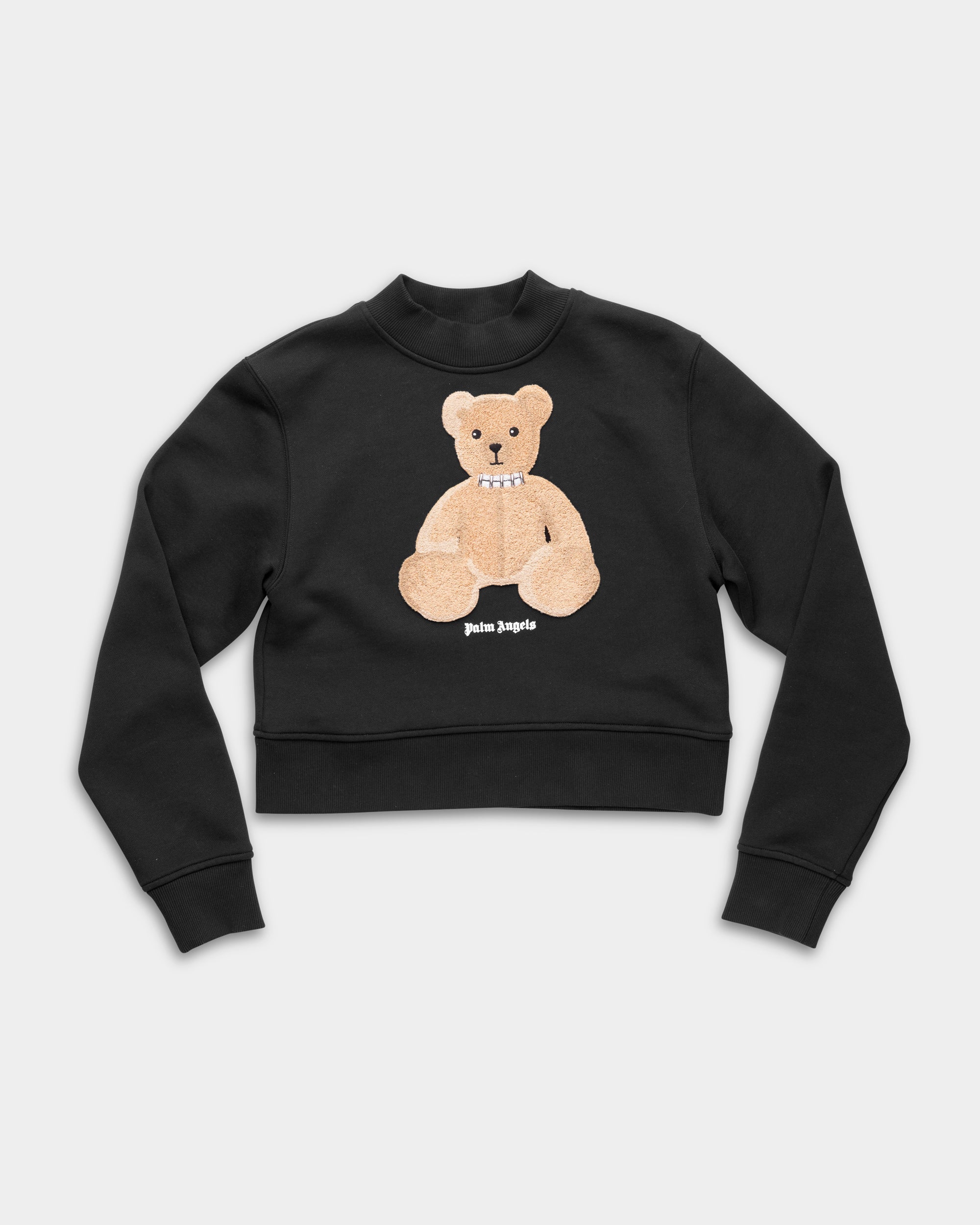 Palm Angels Ladies Bear Fitted Crew | PWBA016S26FLE006-1060