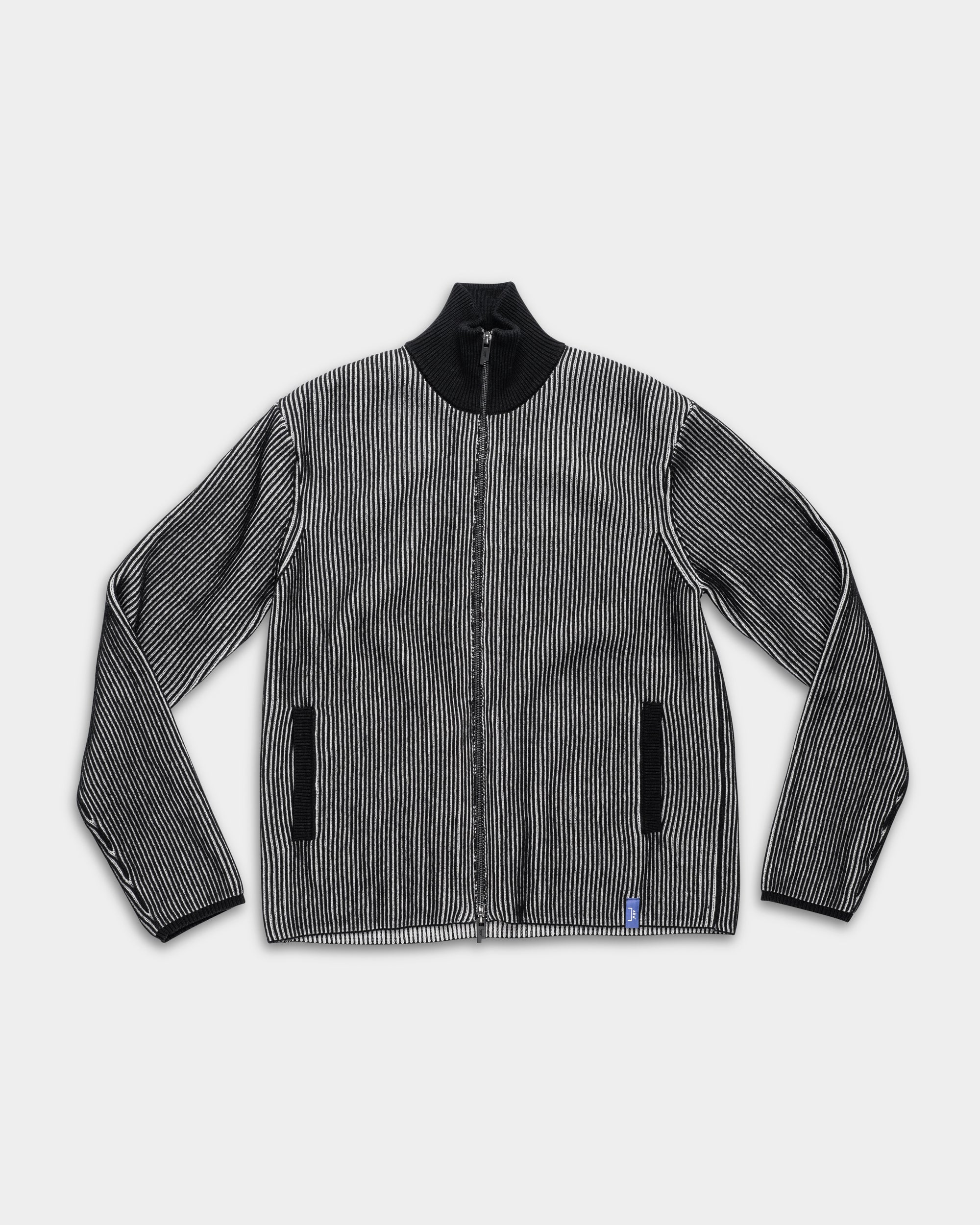 A Cold Wall Men's Whitby Full Zip Knit | ACWMK219B0-50-Onyx
