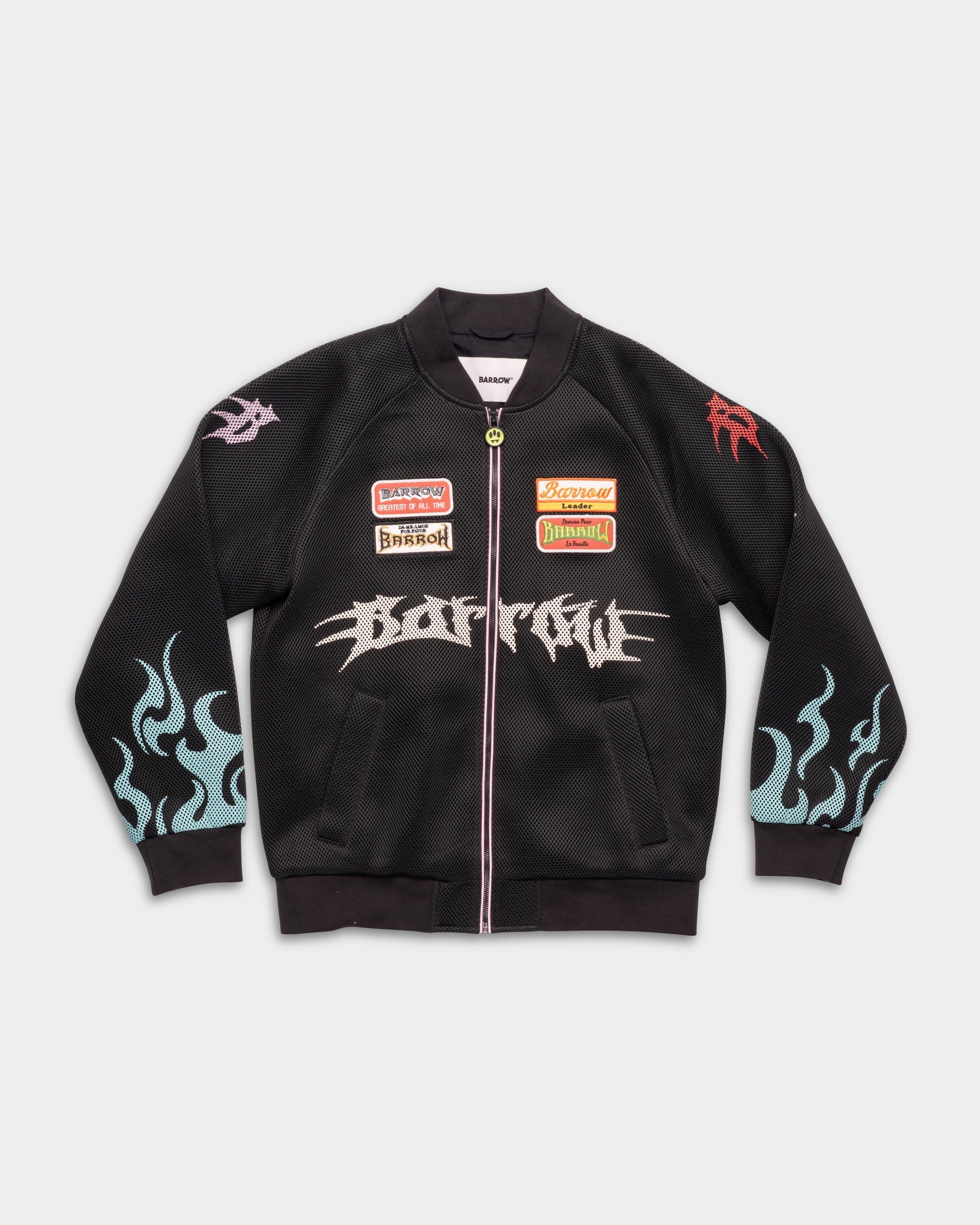 Barrow Men's Mesh/Nylon Jacket | S6BWUABO026-Black