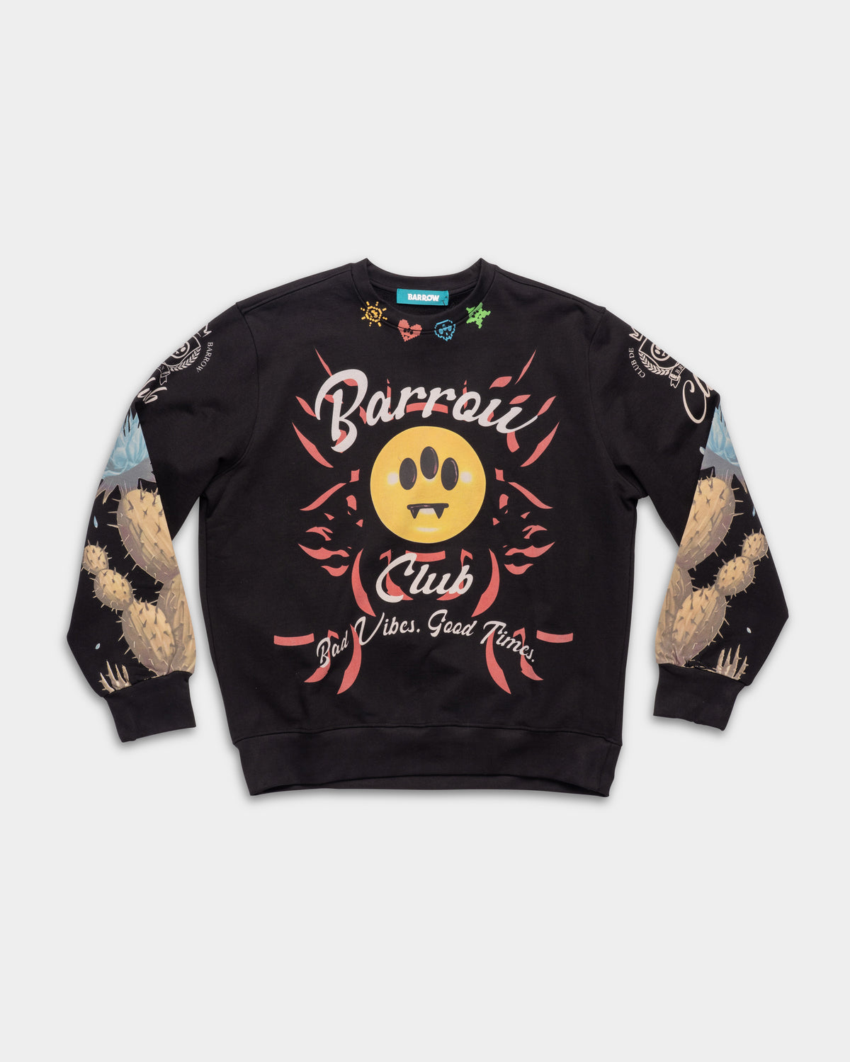 Barrow Men's Sweatshirt | S6BWUASW067-Black