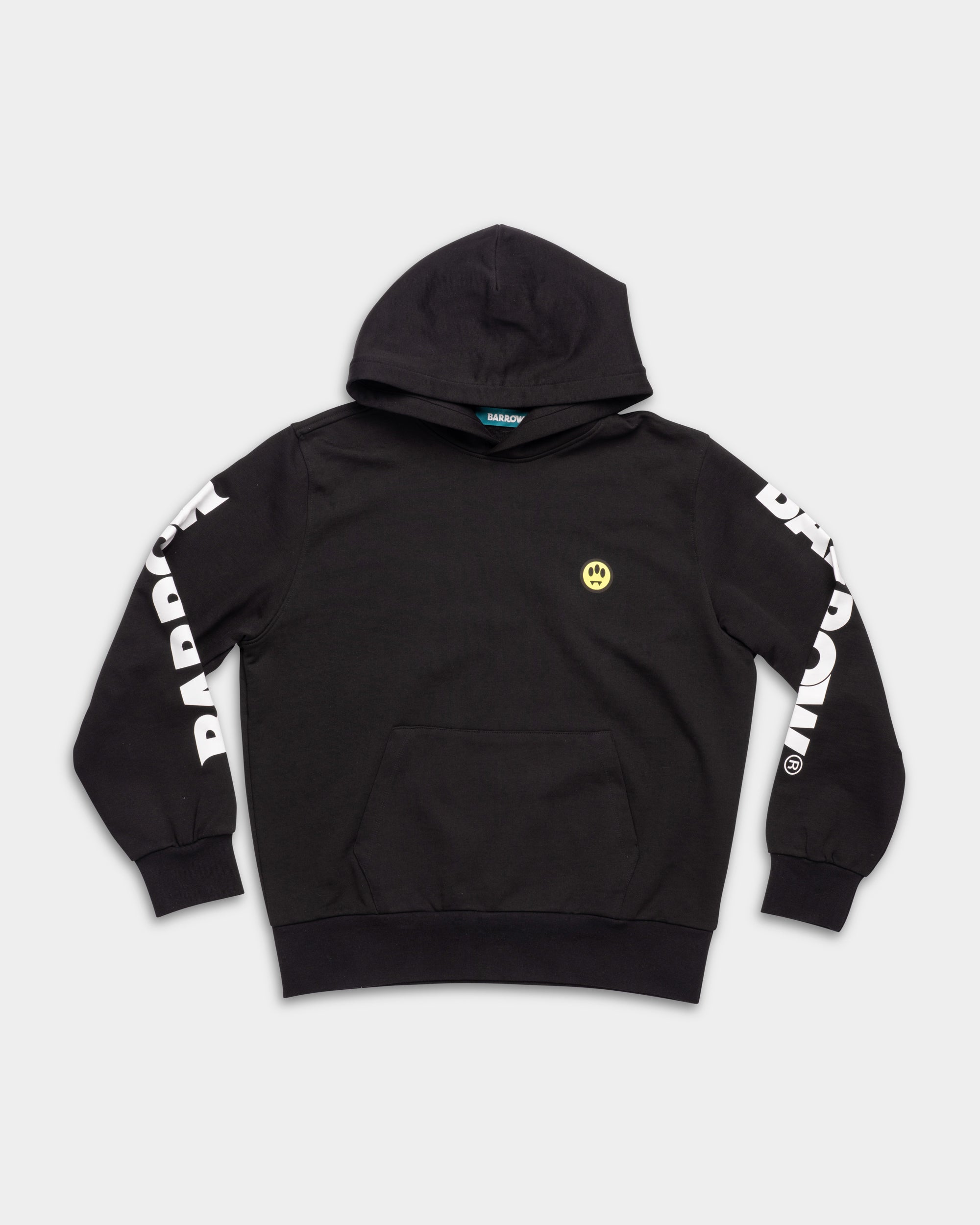 Barrow Men's Hoodie | S6BWUAHS005-Off White/Black