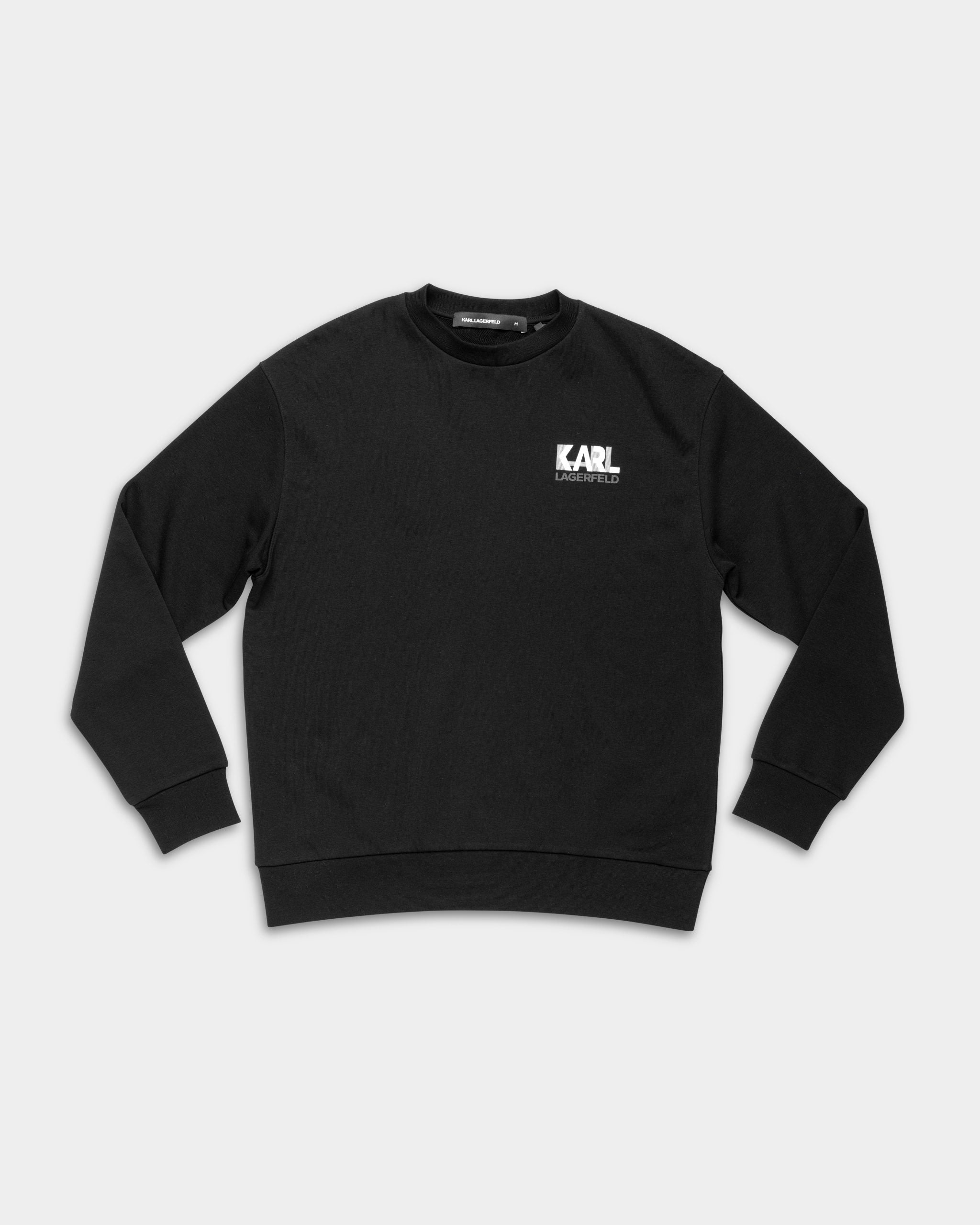 Karl Lagerfeld Mens Sweat Crewneck Black | 705100562900-990
