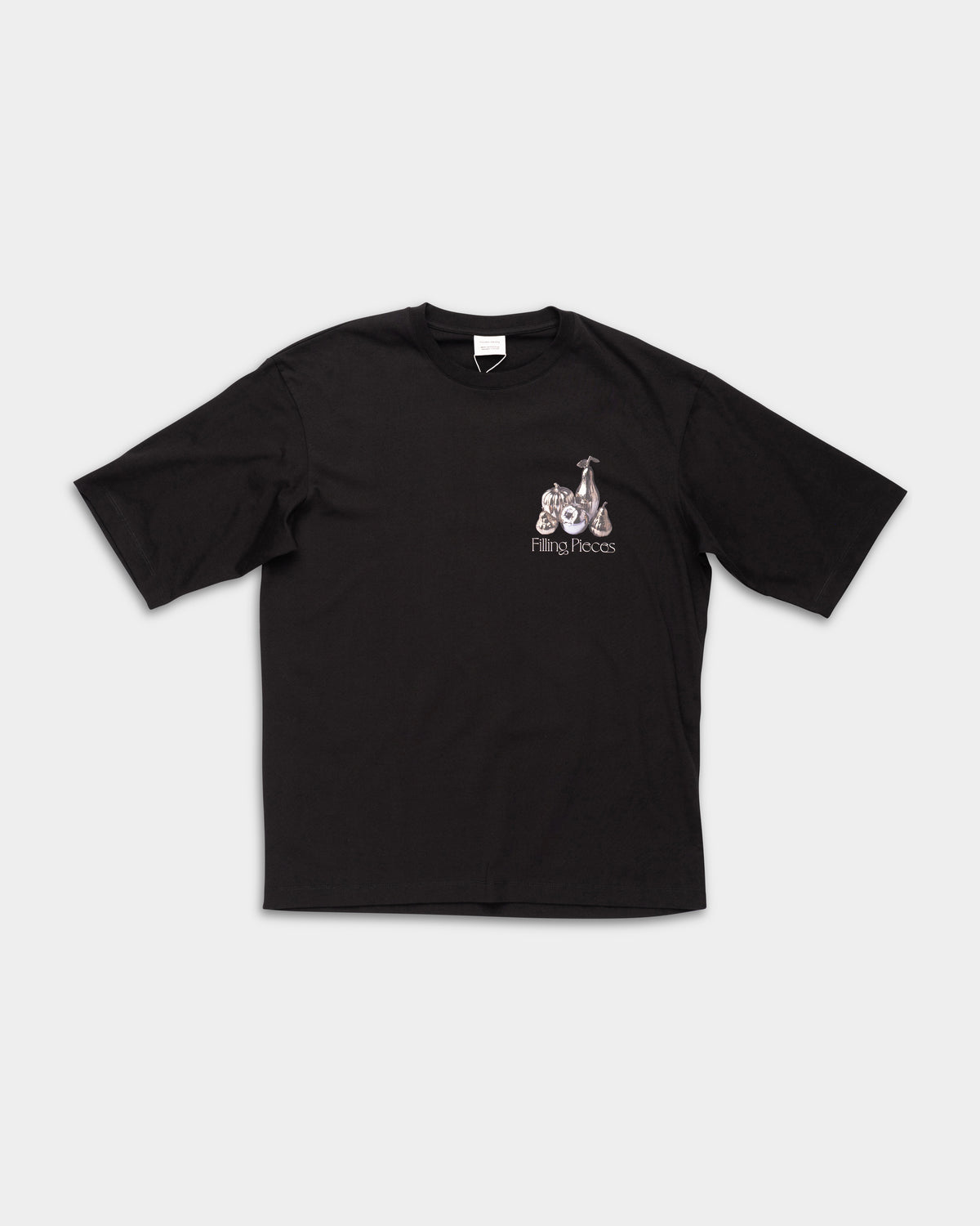 Filling Pieces Men's Chrome Fruit Boxy T Shirt Black | 412620501291-130