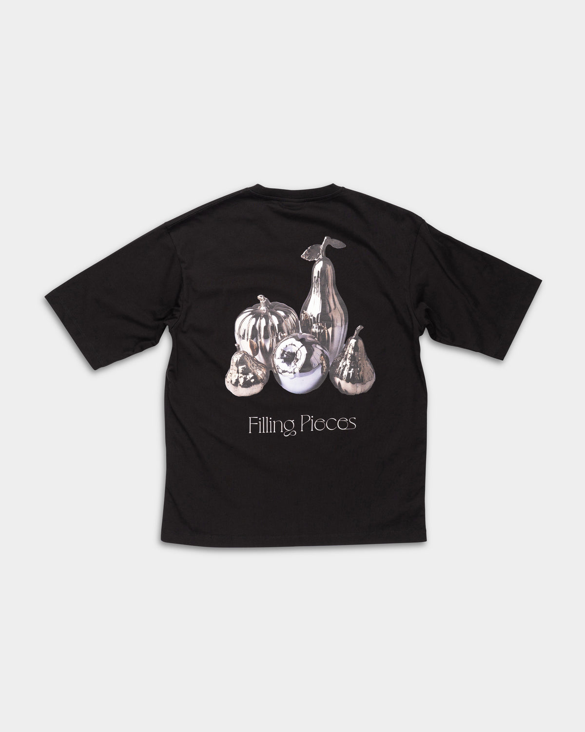 Filling Pieces Men's Chrome Fruit Boxy T Shirt Black | 412620501291-130