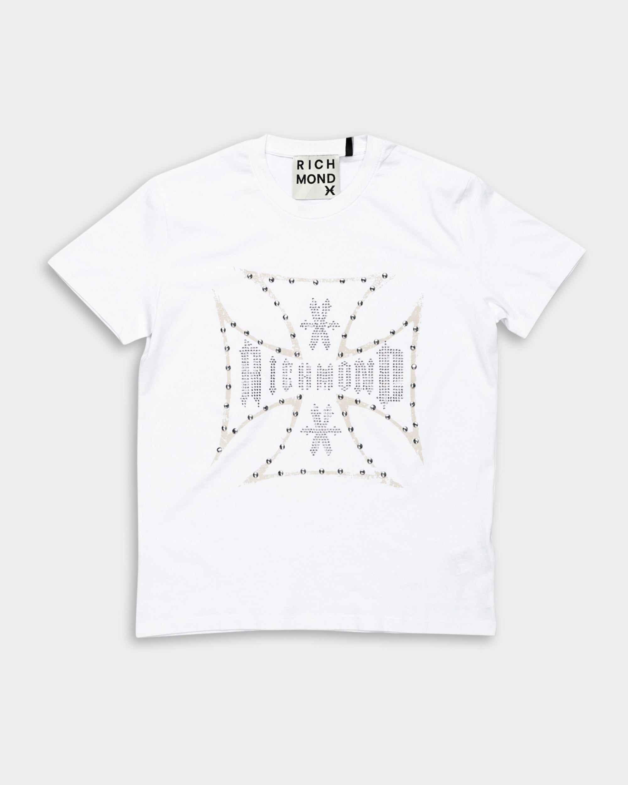 John Richmond Ladies Hernangomez T Shirt | UWP26253TSGKF-White