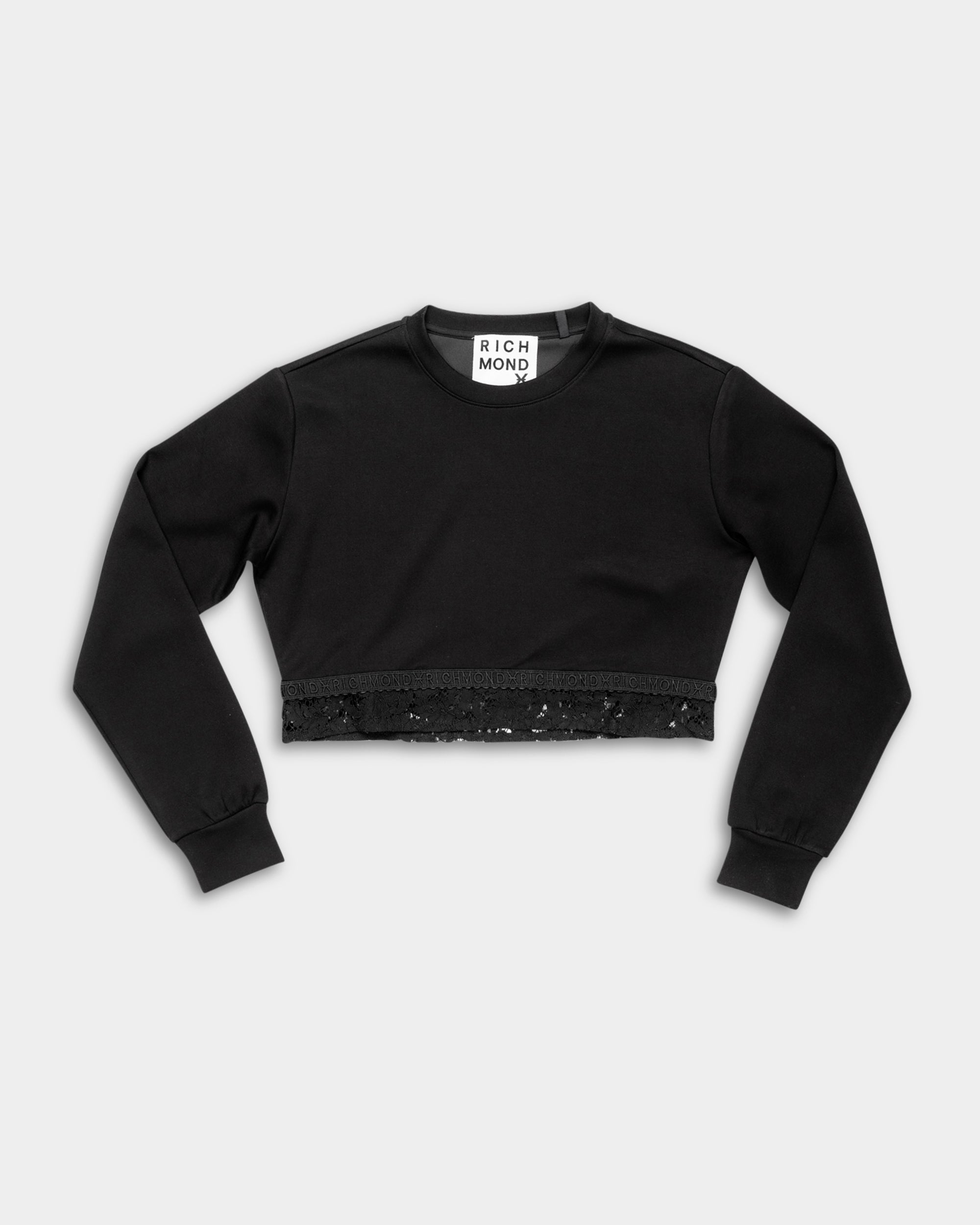 John Richmond Ladies Acharap Sweatshirt | UWP26053FEHB-Black
