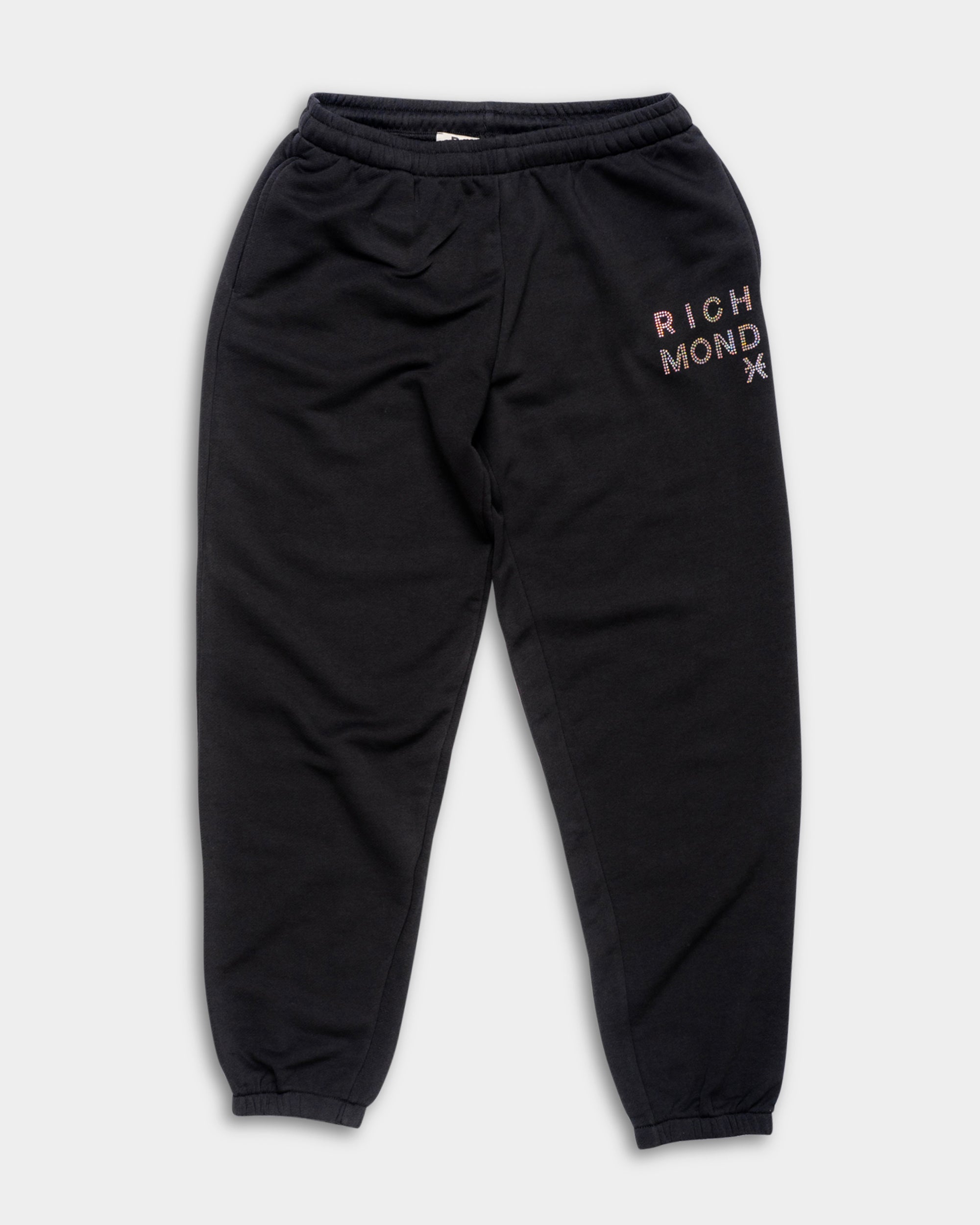 John Richmond Ladies Kabal Fleece Pants | UWP26028PAGKF-Black