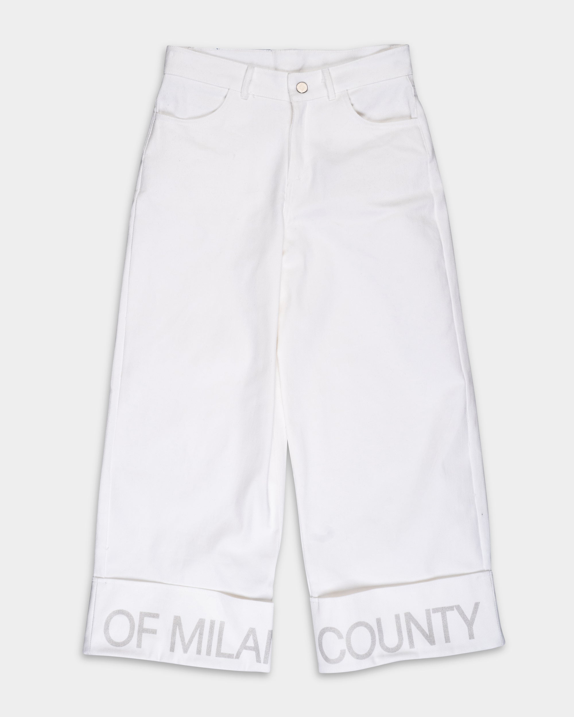 County of Milan Ladies Pants | 26ECM30153-White