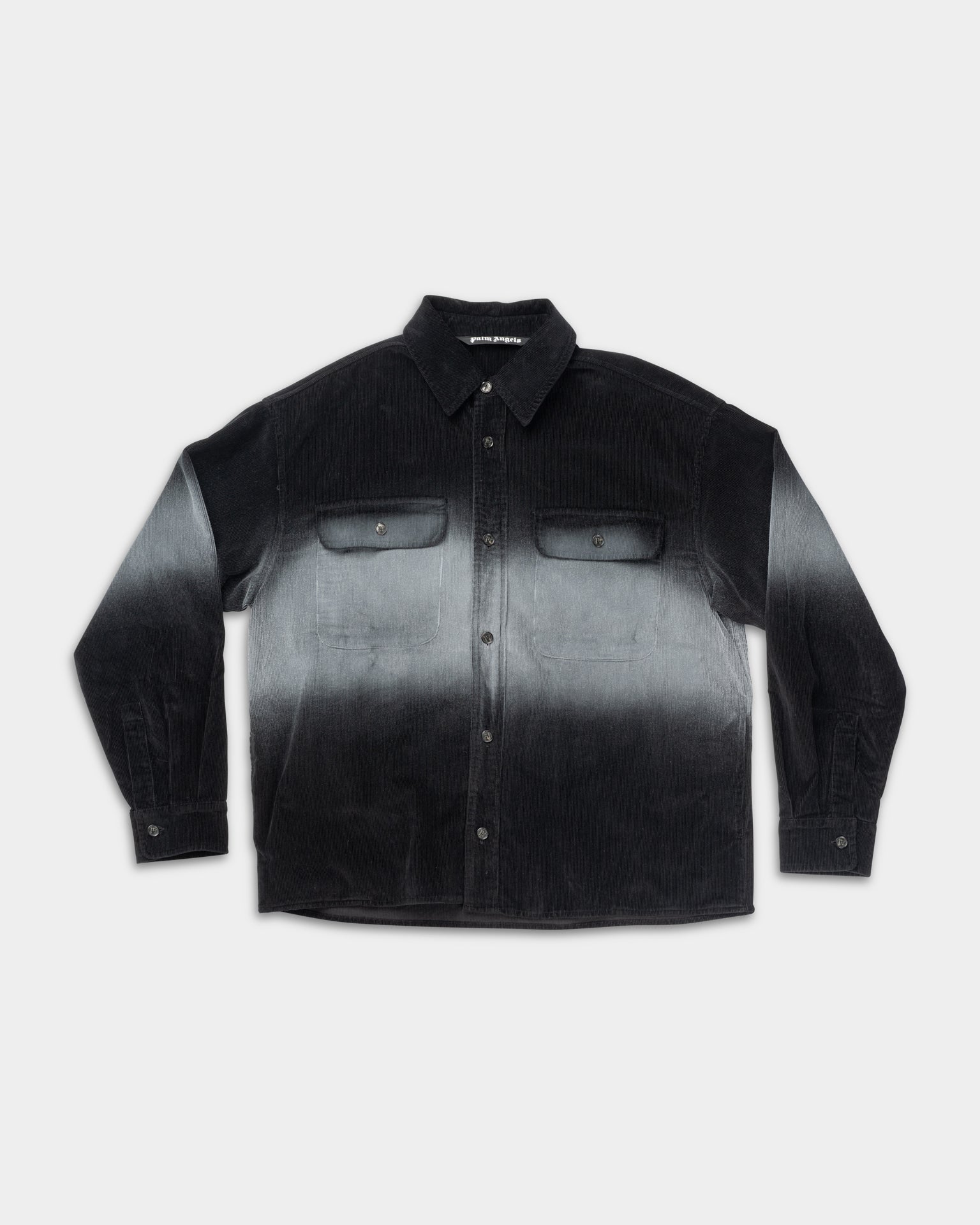 Palm Angels Men's Classic Logo Loose Overshirt | PMES024S26FAB001-1003