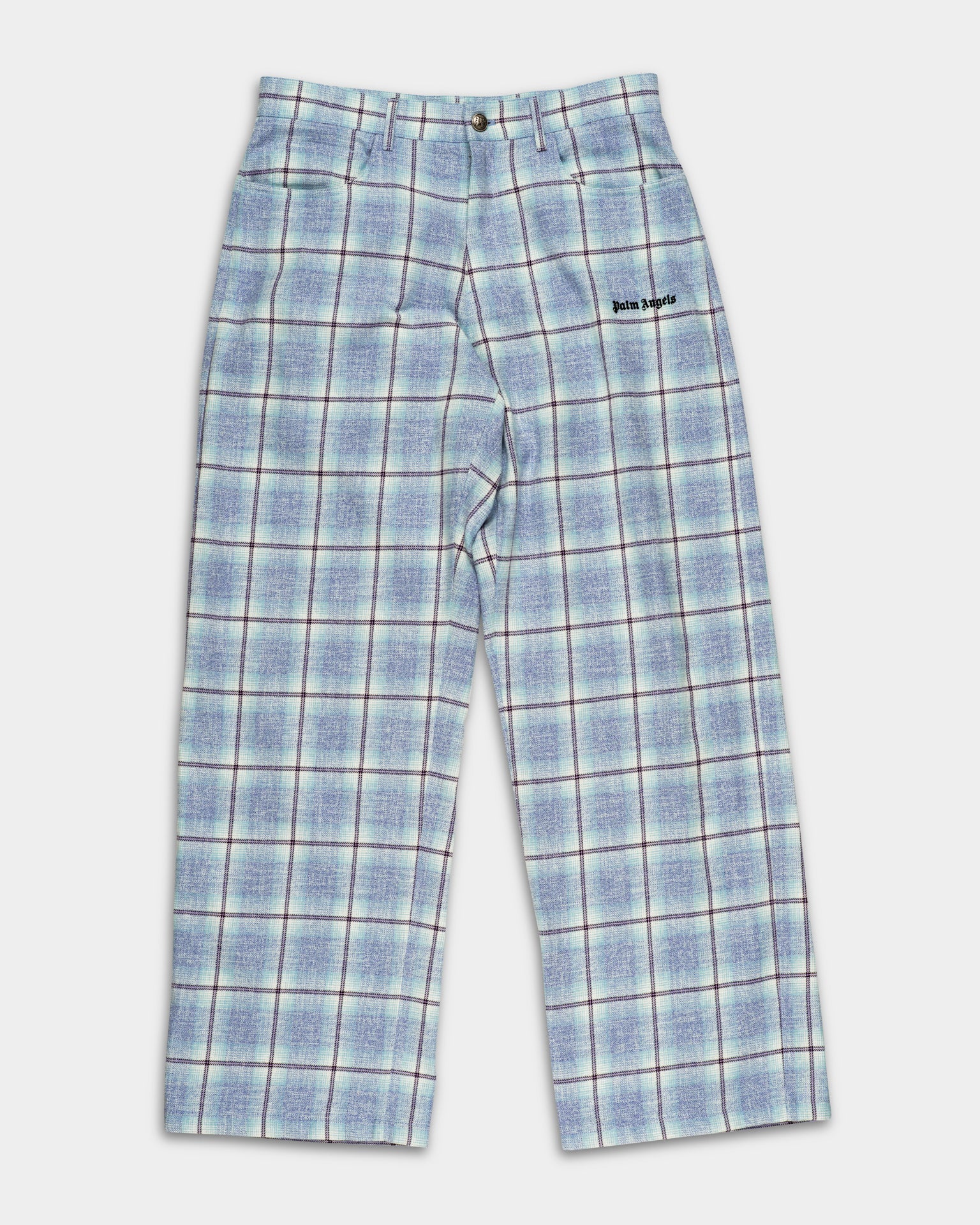 Palm Angels Men's Classic Logo Check Baggy Pants | PMCA17JS26FAB001-4103