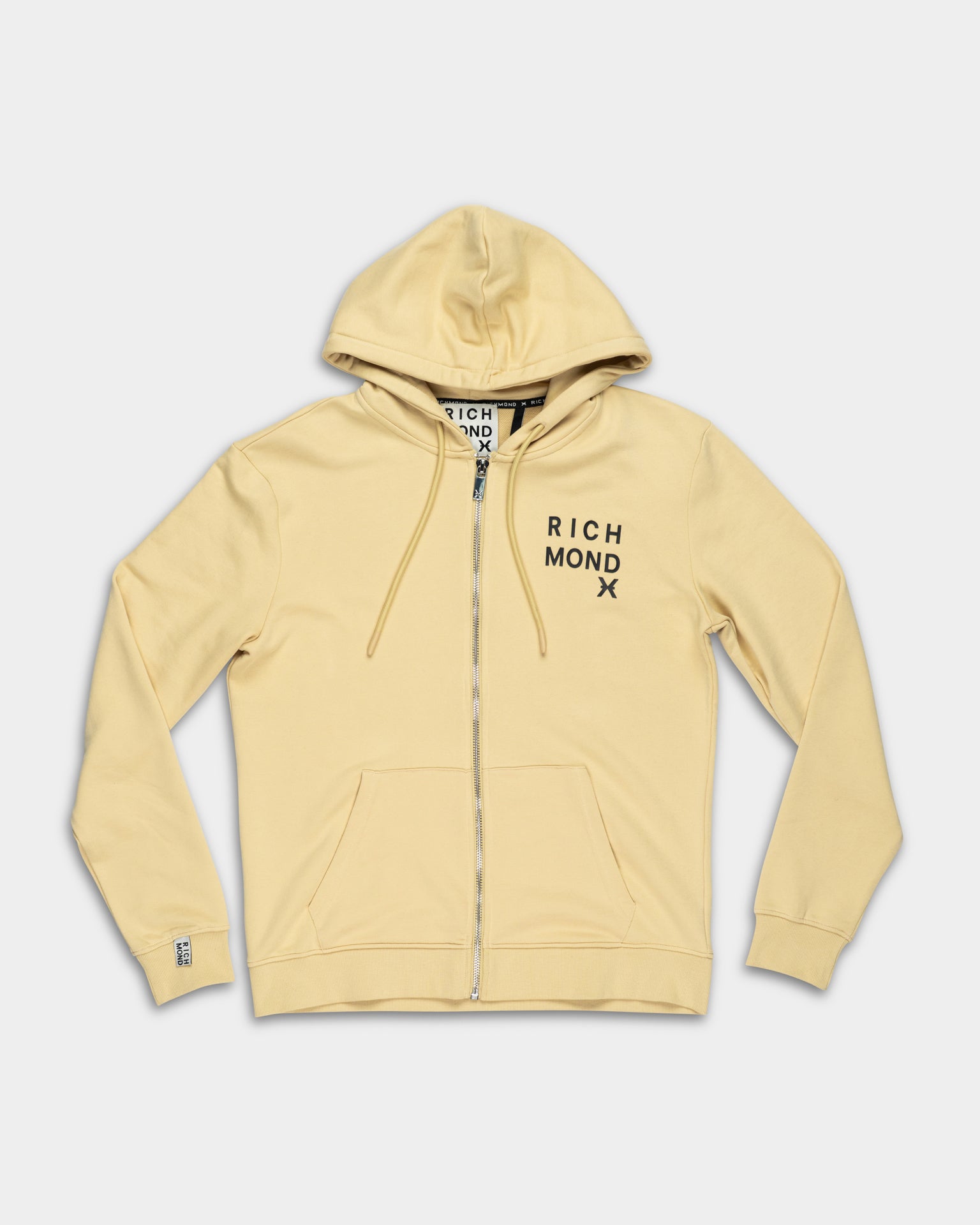 John Richmond Men's Sentane Zip Sweatshirt | UMP26034FERDI0-Beige