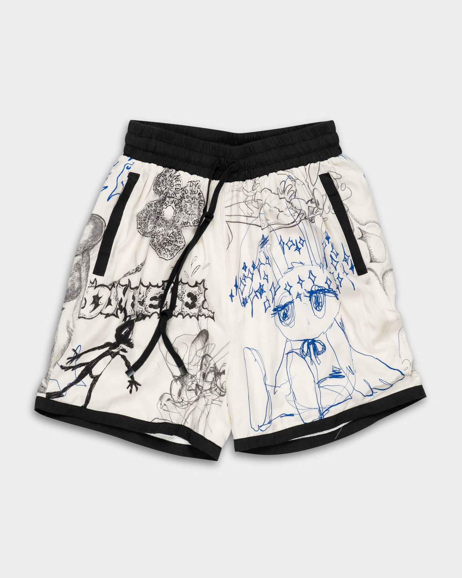 Dom Rebel Men's Sketchbook Shorts | Off White