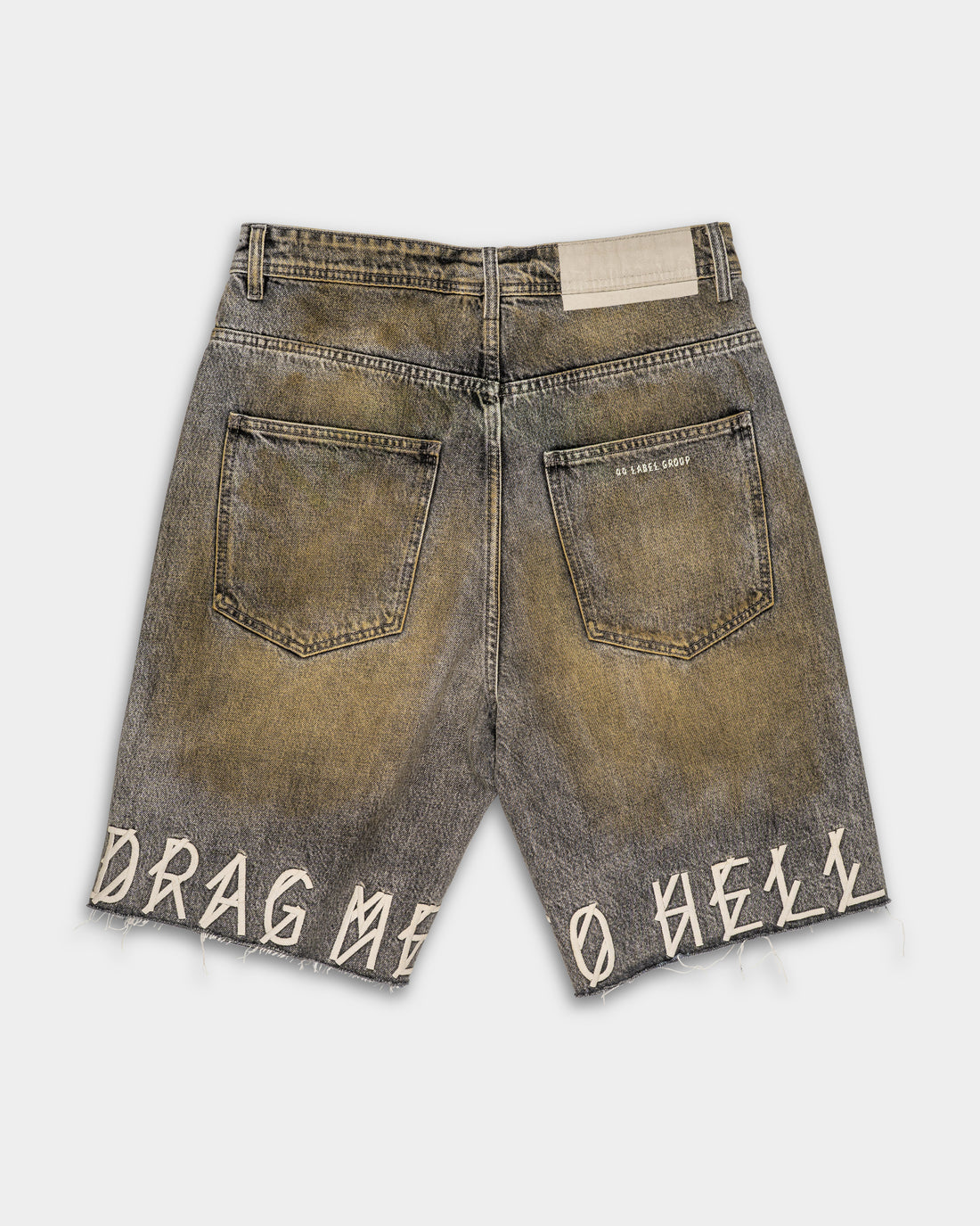 44 Label Group Men's 5 Pocket Wide Leg Shorts Greencast | FA685-P786