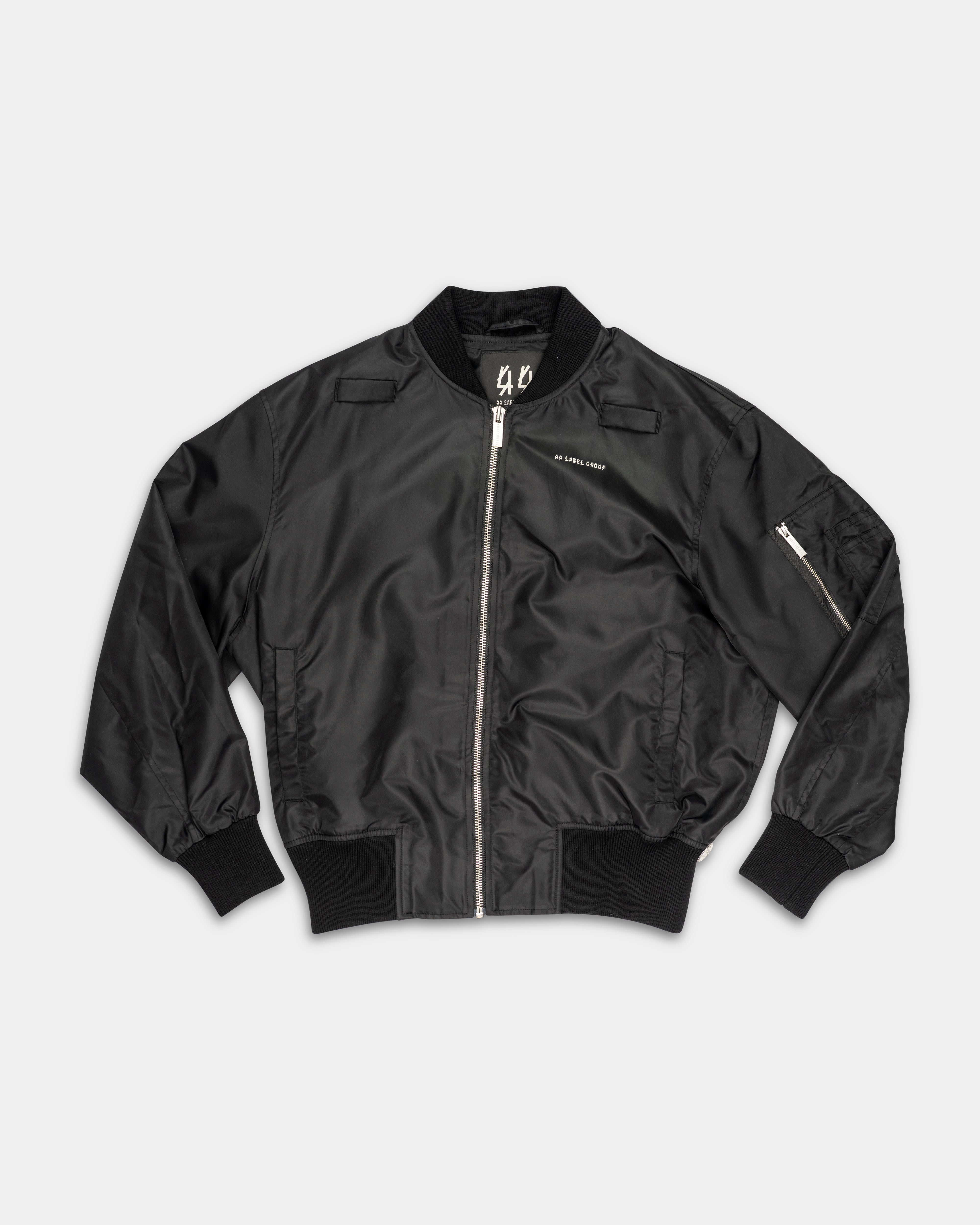 44 Label Group Men's Outer Bomber Black | FA487-099