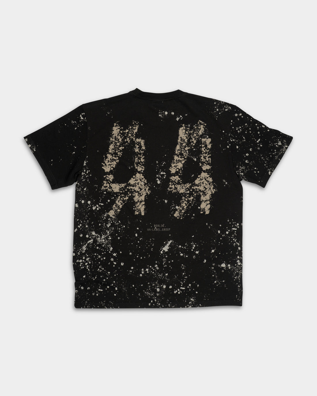 44 Label Group Men's Jersey Tee Black/44 Stain Grey | FA706-P773