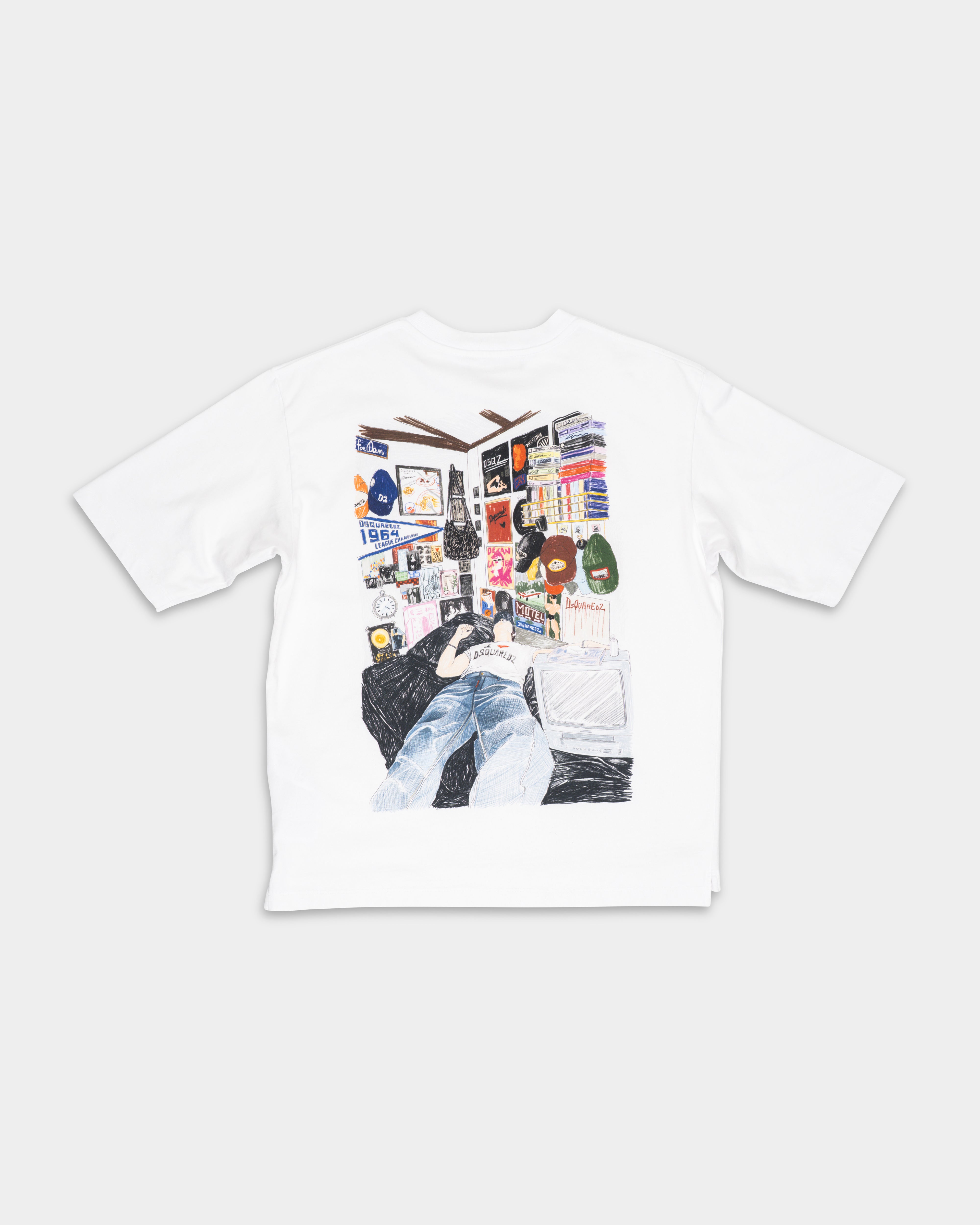 Dsquared2 Mens T Shirt | S74GD1578-D20033-100