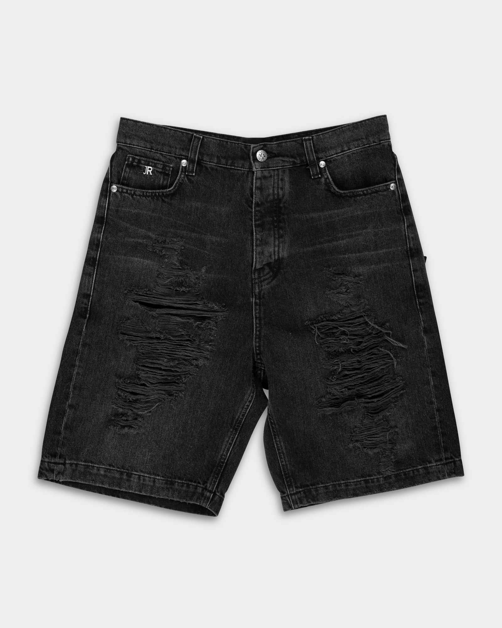 John Richmond Mens Bermuda Denim Omil | RMP26022BEI5-Black
