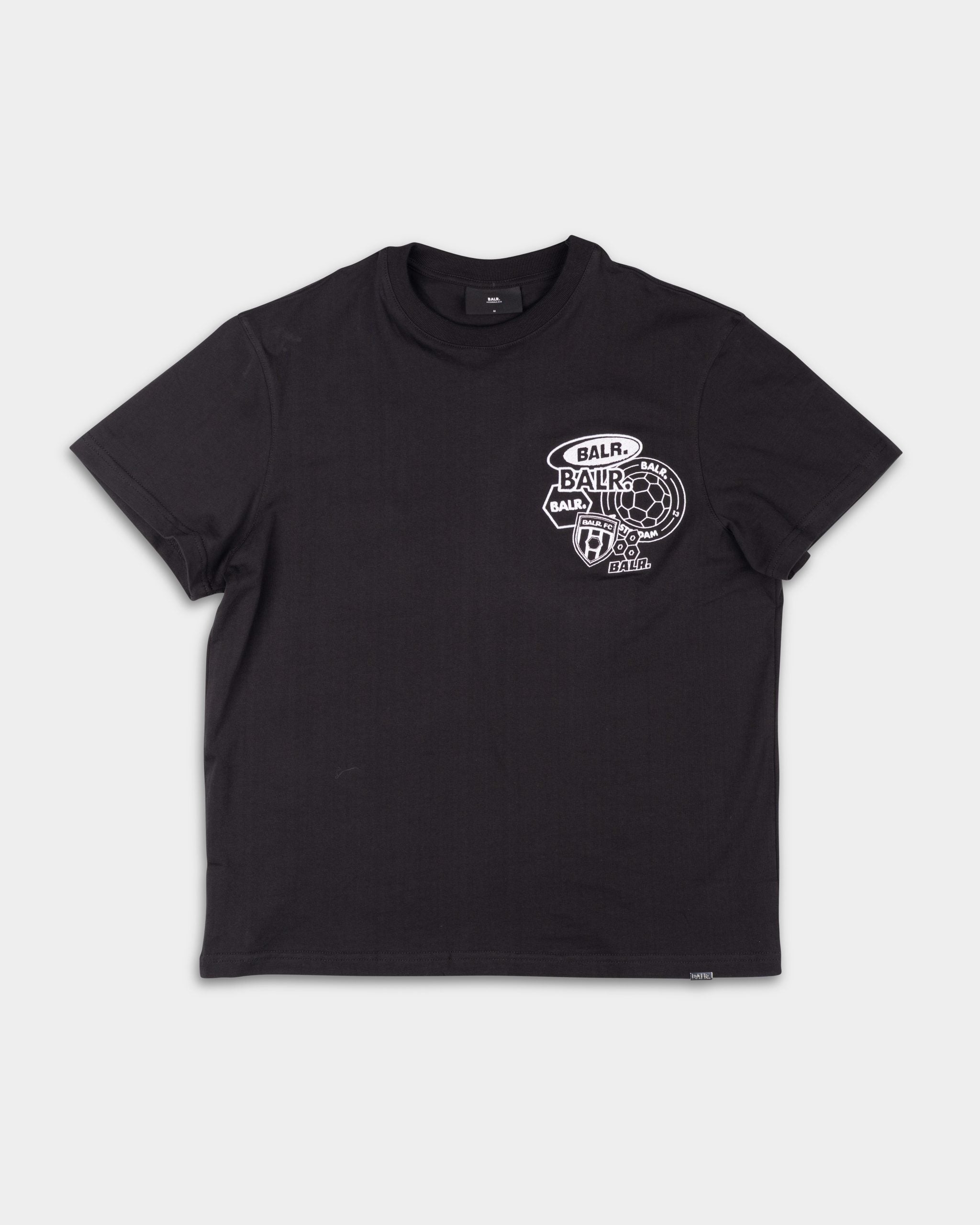 BALR x Hydraulics Logo Patches T Shirt |B1112.1398-Jet Black