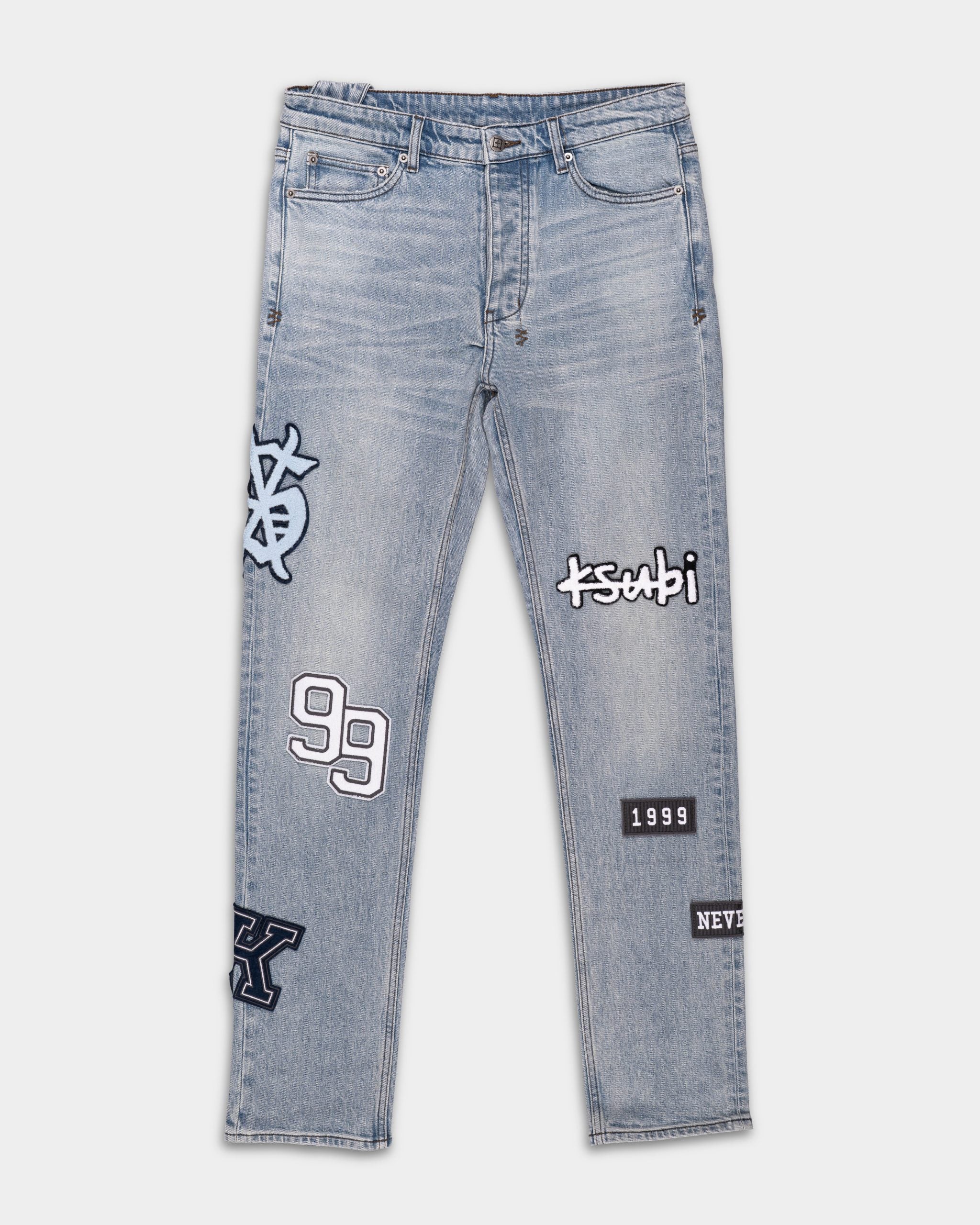 Ksubi Men's Woven Chitch Striker Denim MPF25DJ037 DNM